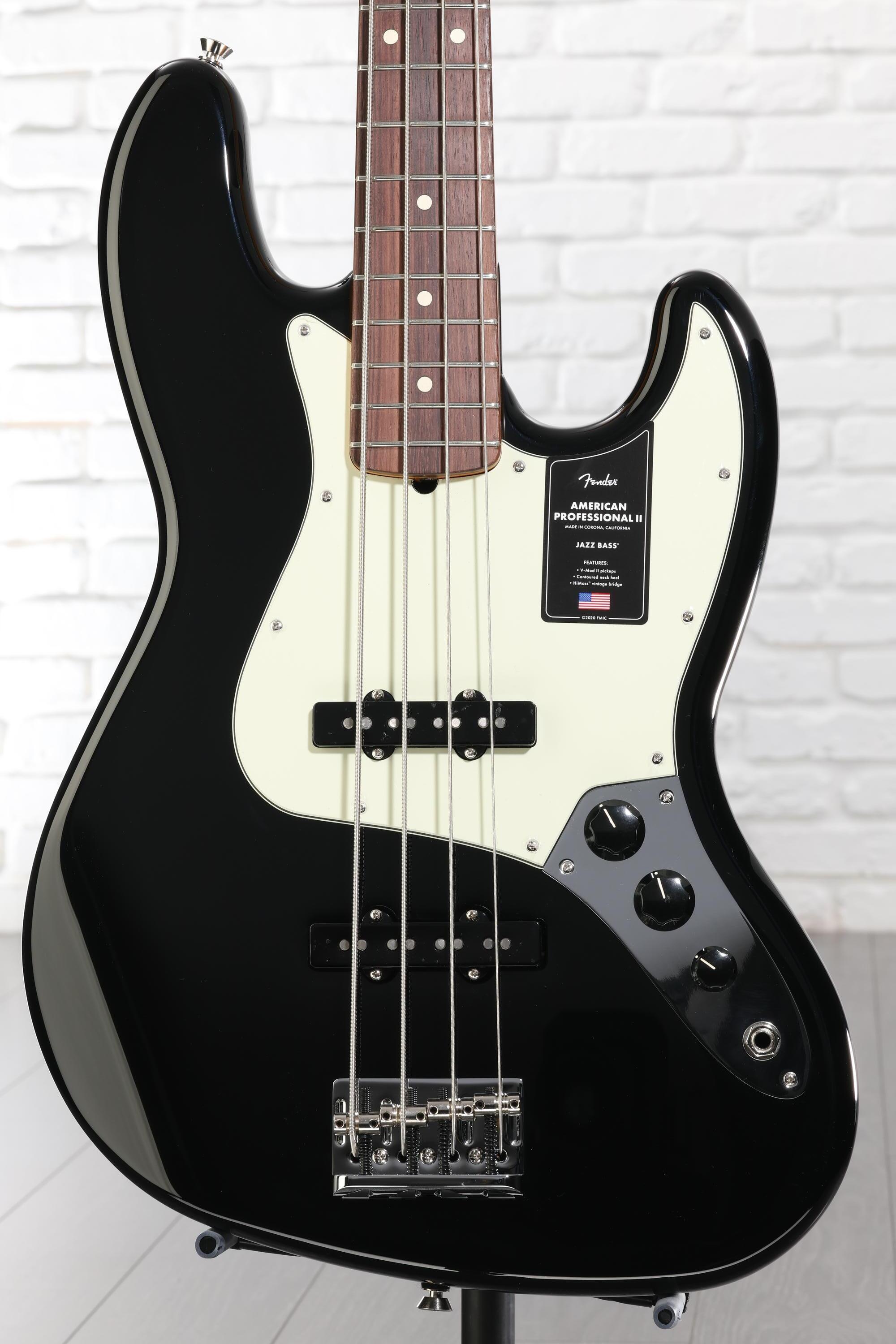 Fender American Professional II Jazz Bass - Black with Rosewood