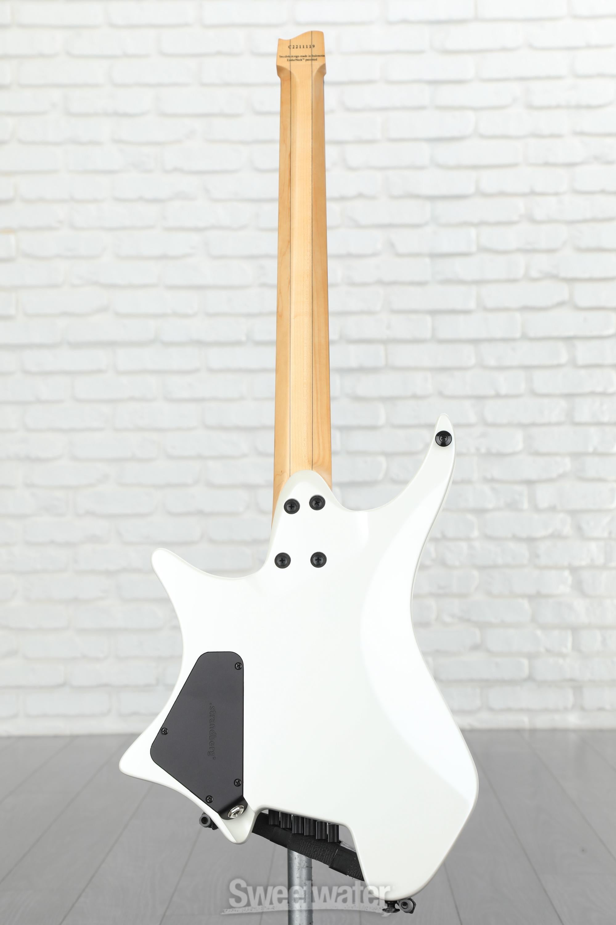 Strandberg Boden Metal NX 6 Electric Guitar - White Granite