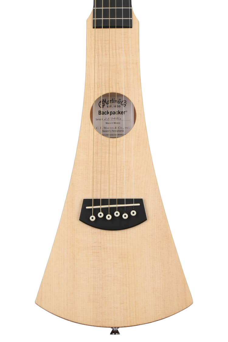 Martin Backpacker Steel String Acoustic Travel Guitar - Natural