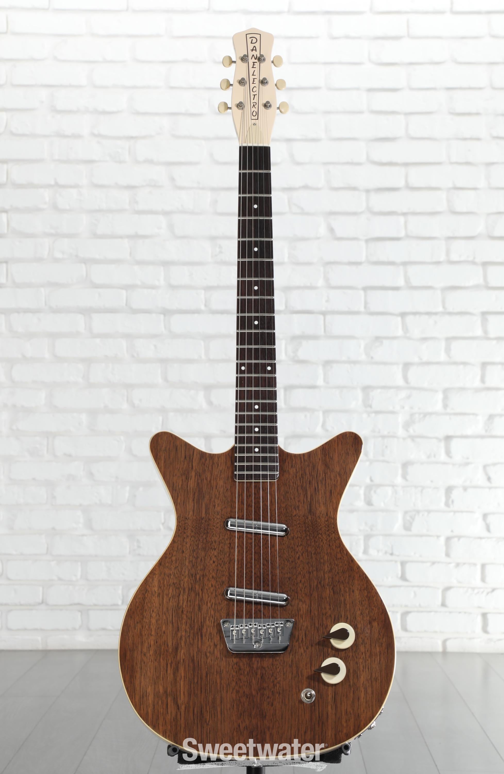 Danelectro '59 Divine Electric Guitar - Dark Walnut | Sweetwater