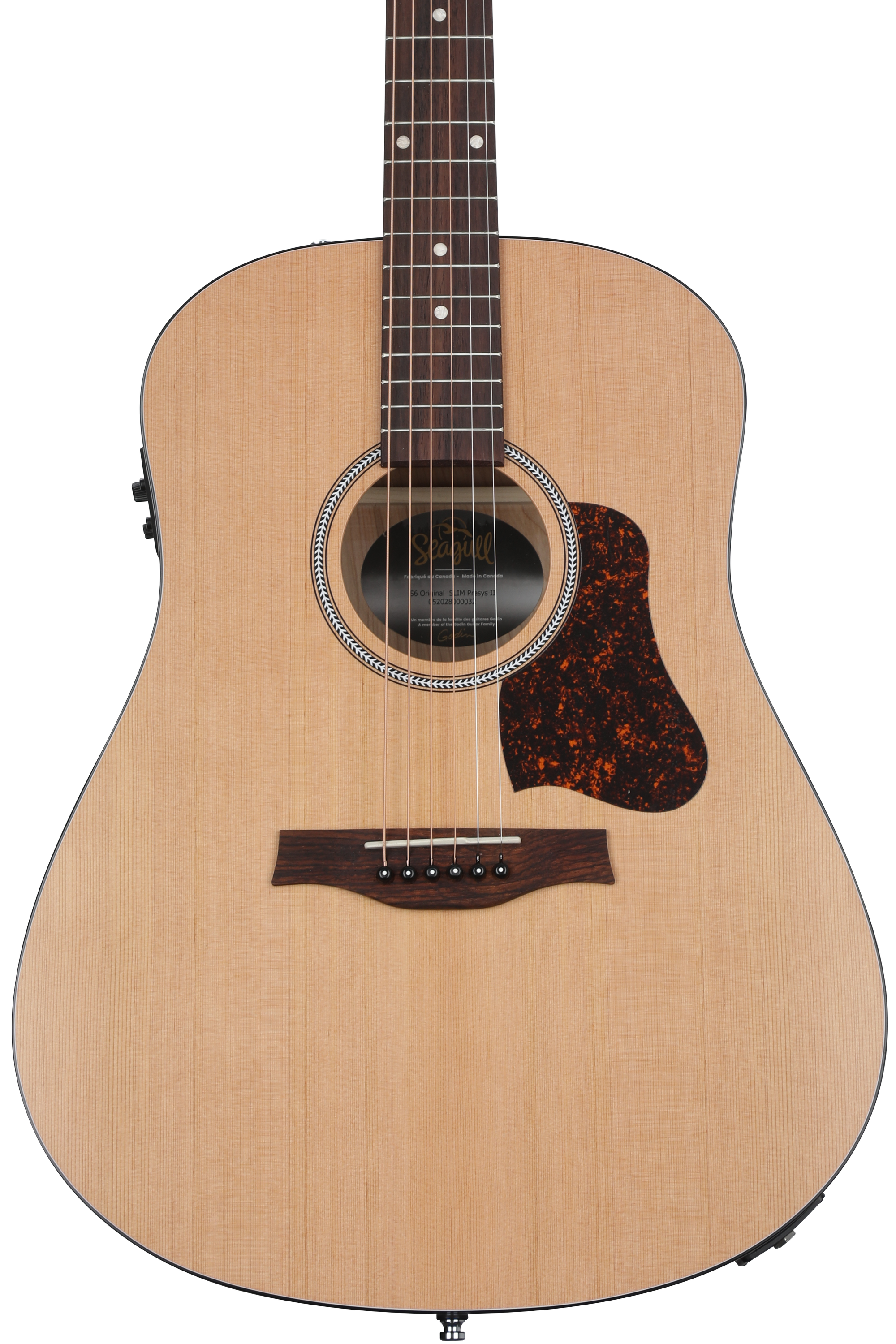 Seagull Guitars S6 Original SLIM Presys II Acoustic-electric Guitar -  Natural