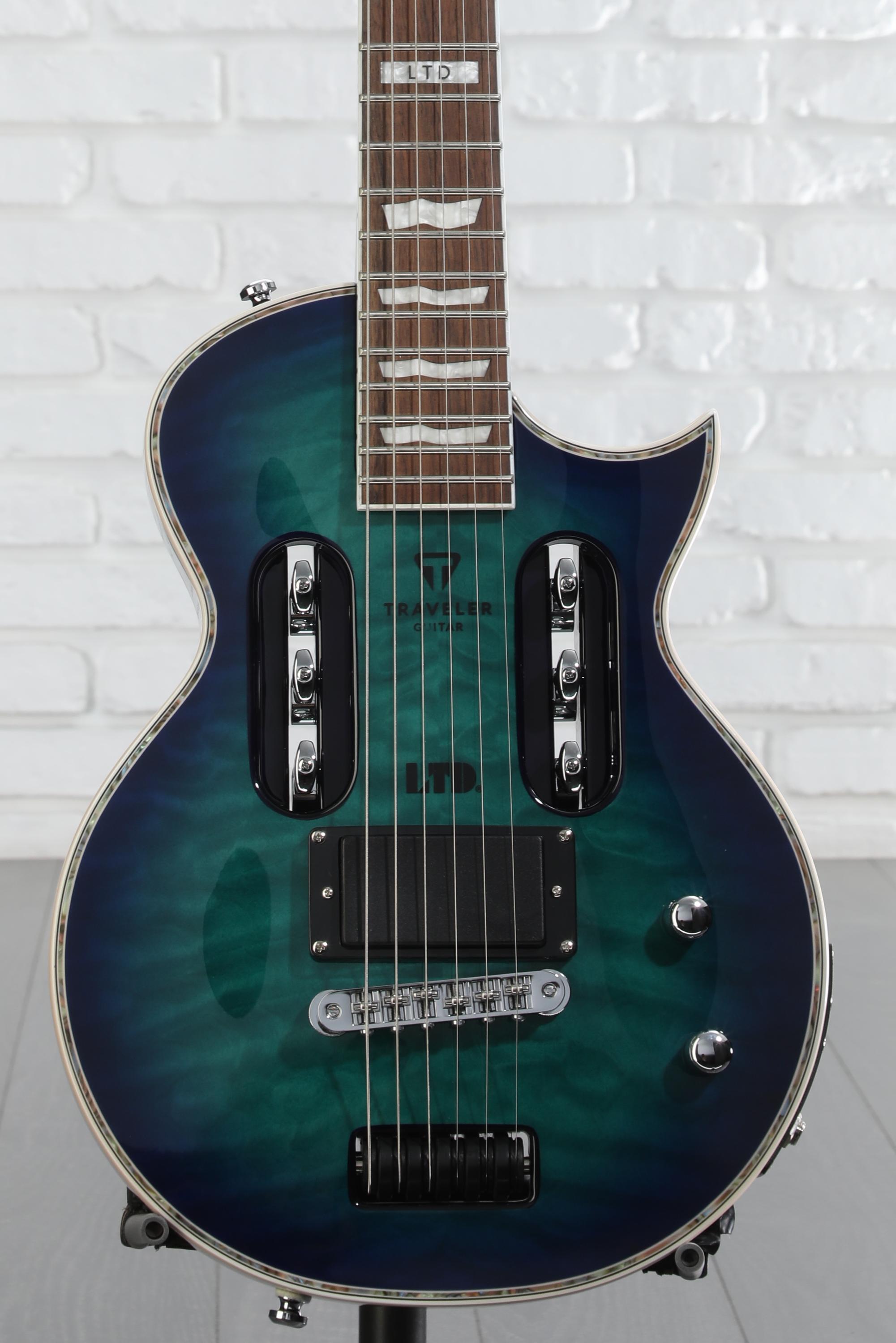Traveler Guitar LTD EC-1 Quilted Maple Violet Shadow