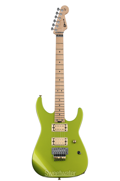 Charvel Custom Shop Dinky HH Electric Guitar - Lime Green Metallic