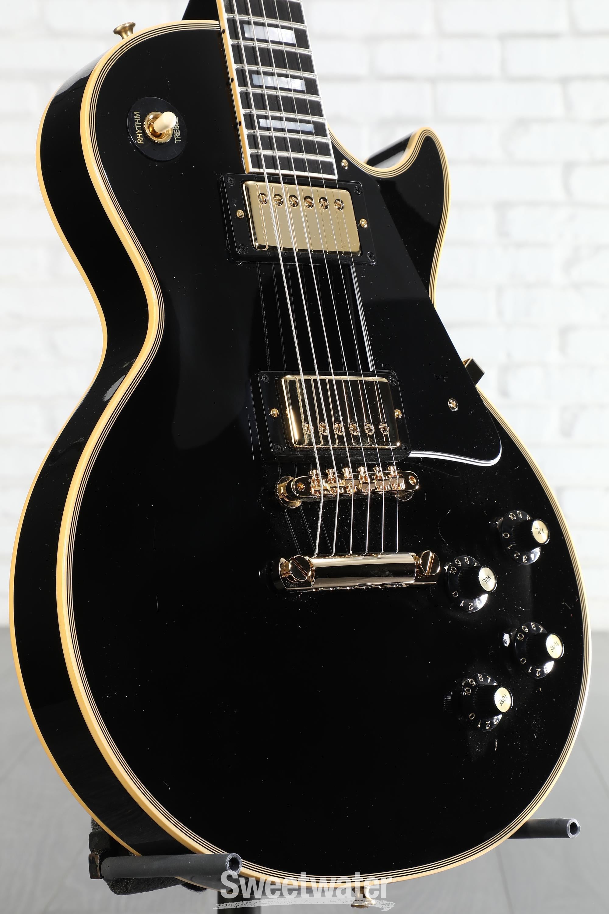 Gibson Custom 1968 Les Paul Custom Reissue Electric Guitar - Ebony