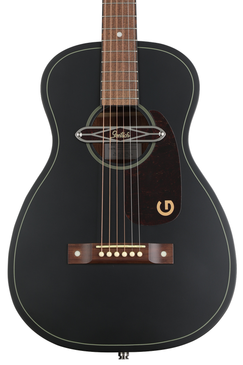 Gretsch Jim Dandy Deltoluxe Parlor Acoustic-electric Guitar - Black