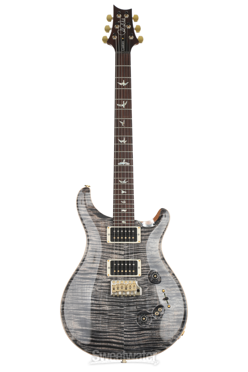 PRS custom24 西角 PRS SE Custom 24-08 Quilt Top Charcoal Cherry Burst Electric