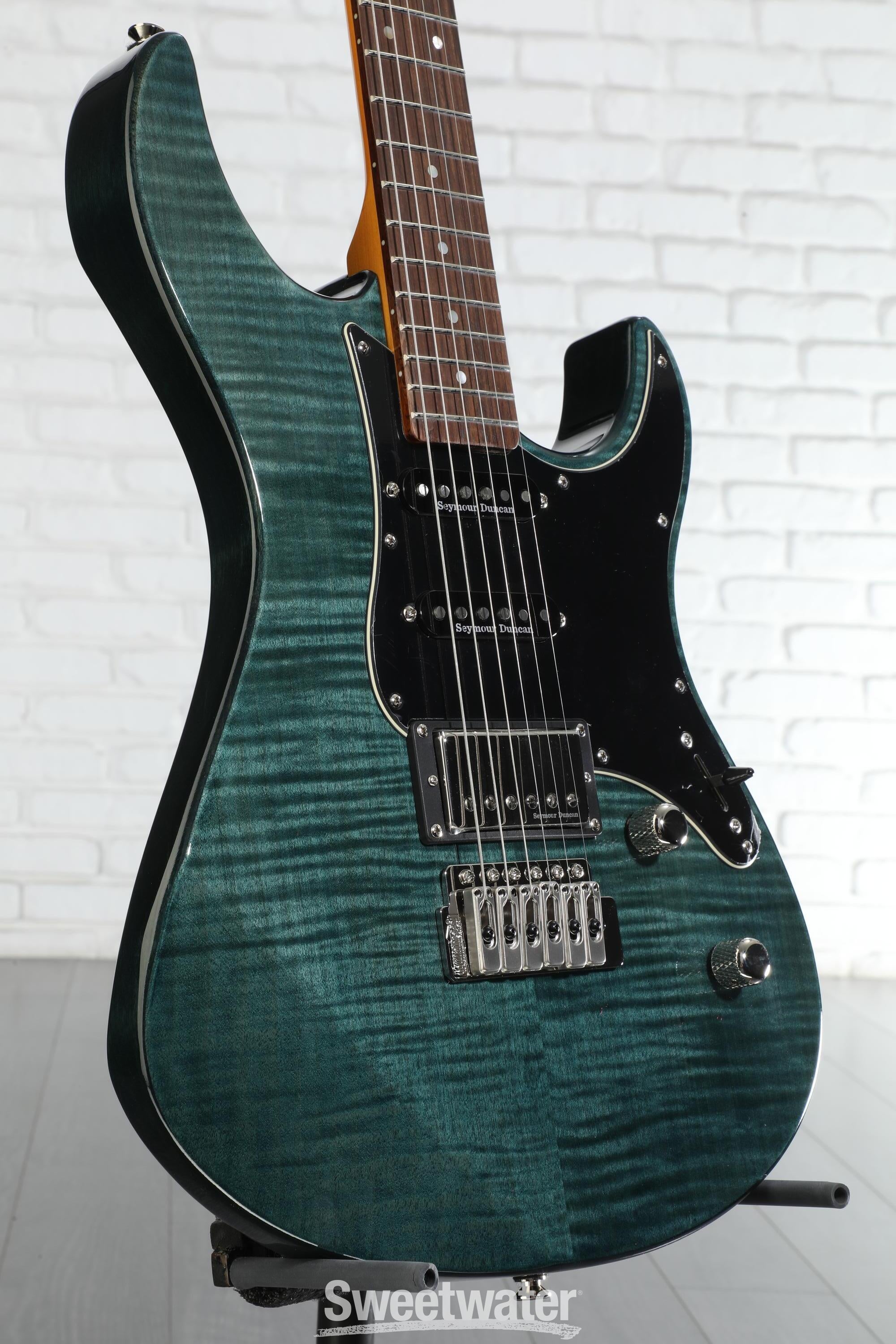 Yamaha Pacifica PAC612VIIFM Electric Guitar - Indigo Blue | Sweetwater