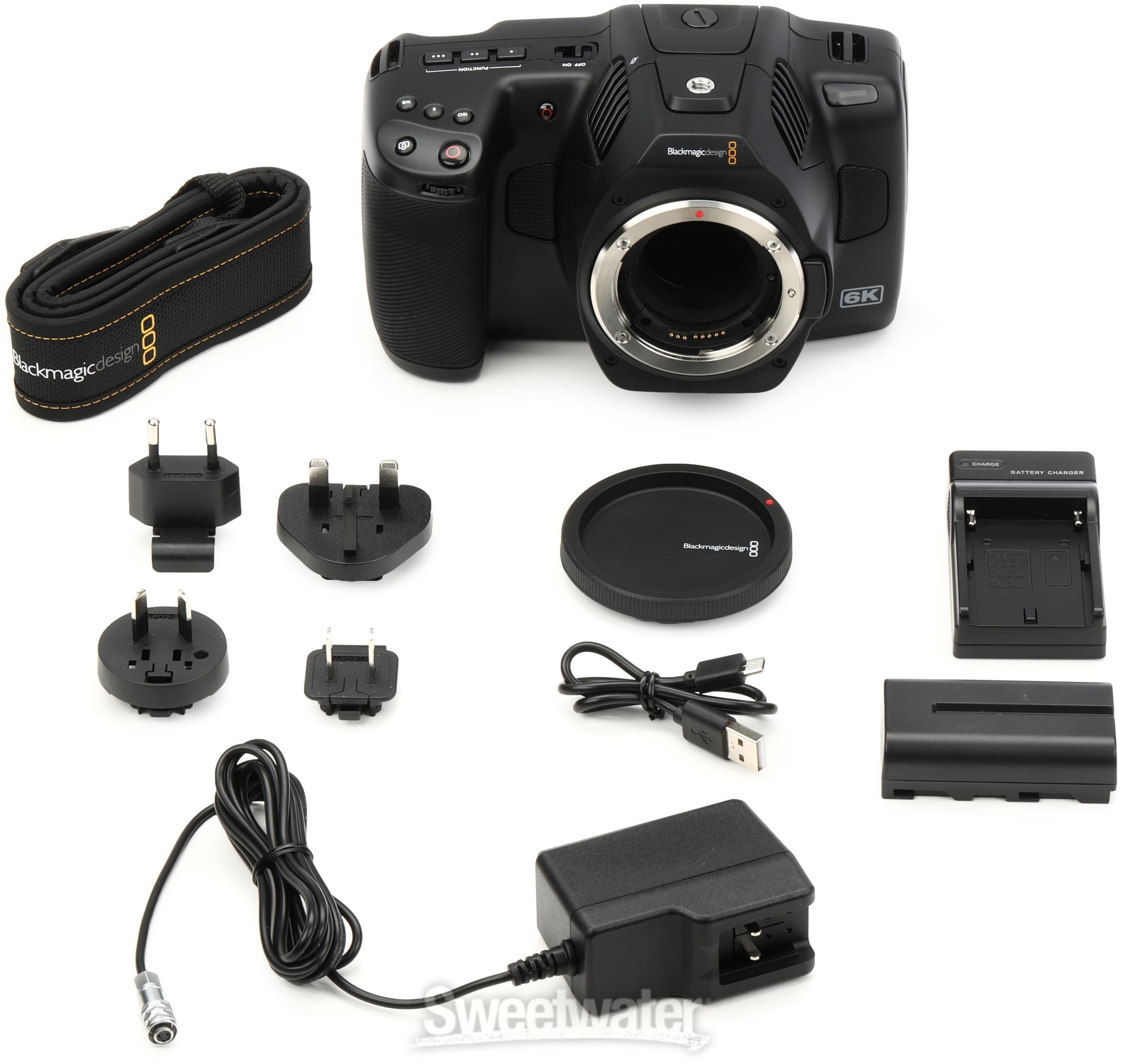 Blackmagic Design Pocket Cinema Camera 6K G2 (Body Only Blackmagic Design Pocket Cinema Camera 6K G2 (Body Only
