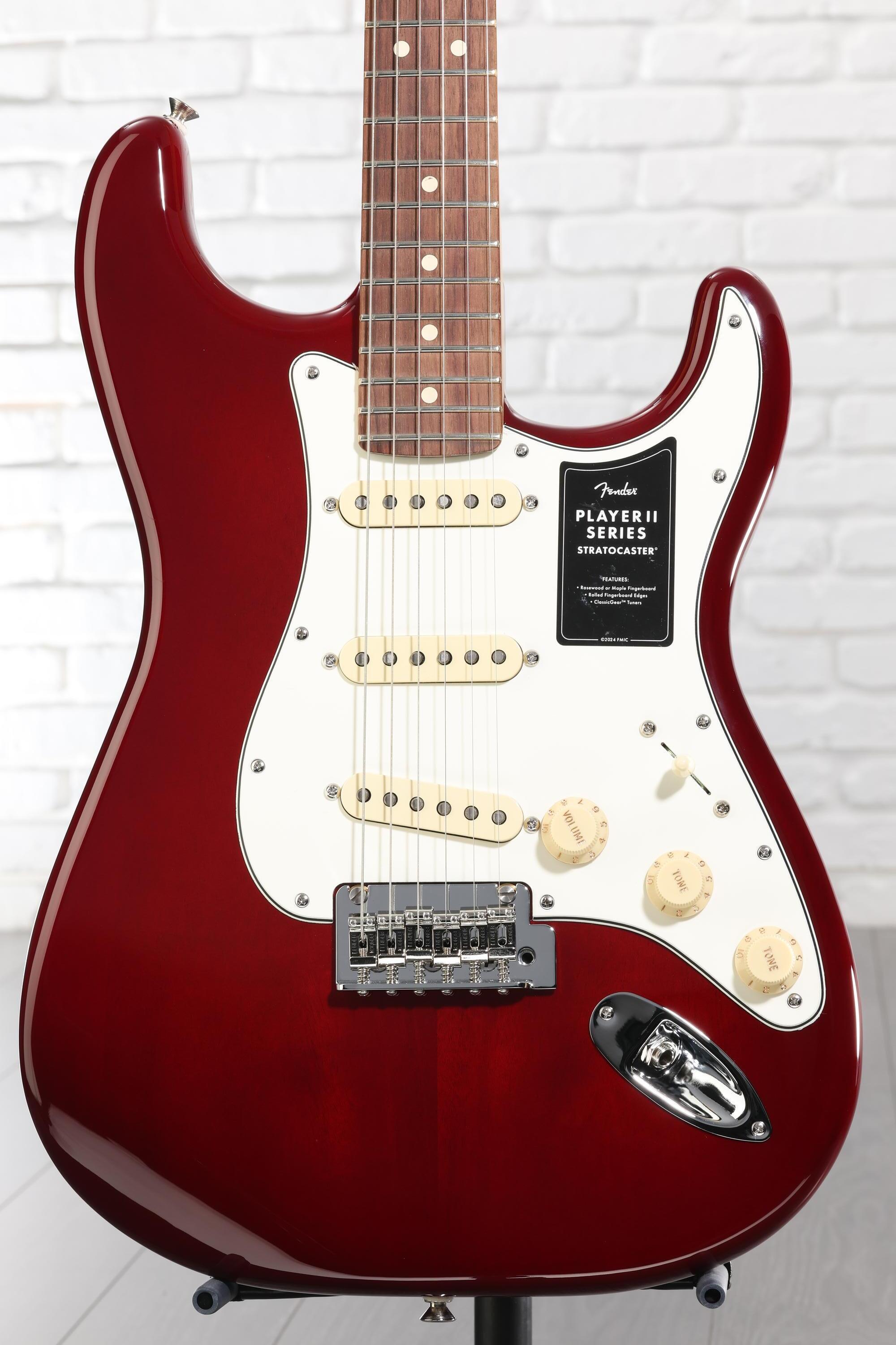 Fender Player II Stratocaster Electric Guitar - Transparent Cherry