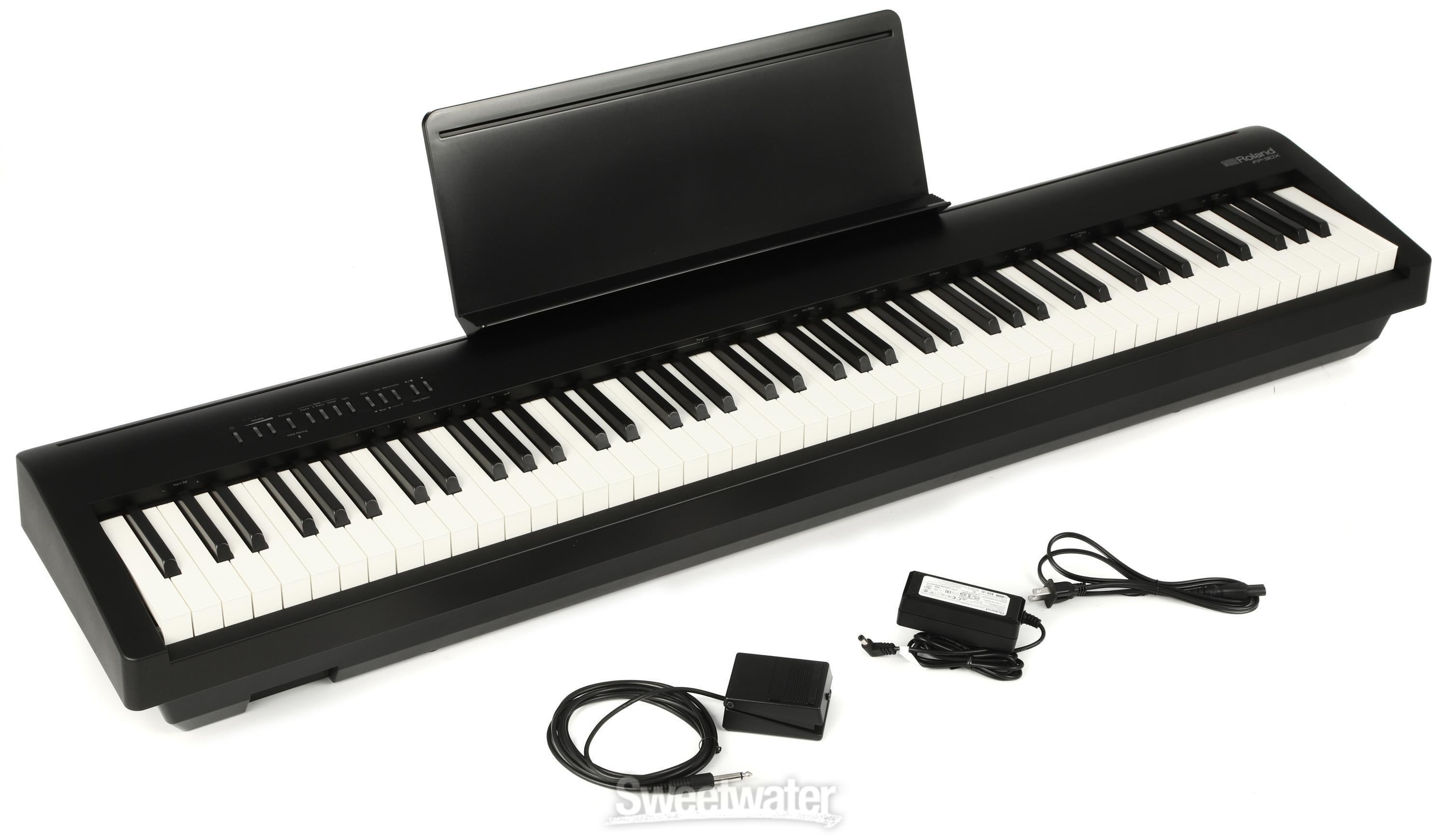 Roland FP-30X Digital Piano with Speakers - Black | Sweetwater
