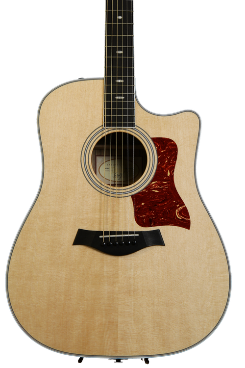 Taylor 410ce Dreadnought - Acoustic Electric Natural with Cutaway Reviews |  Sweetwater