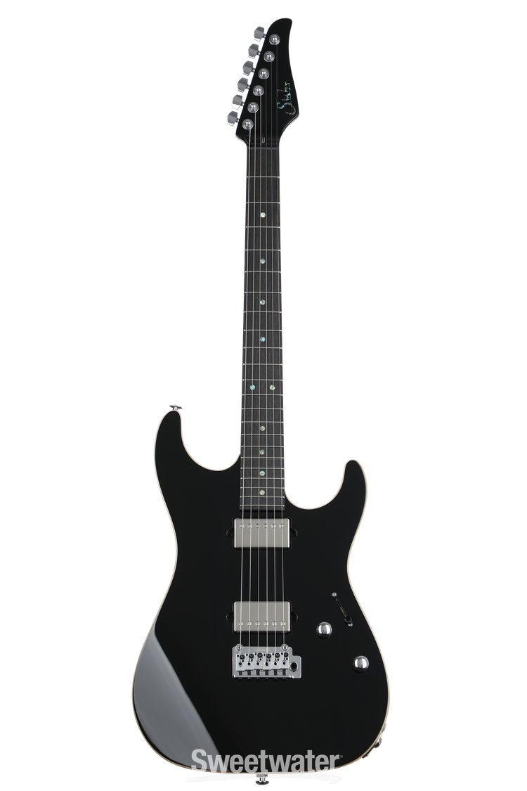Suhr Custom Standard S HH Electric Guitar - Black | Sweetwater