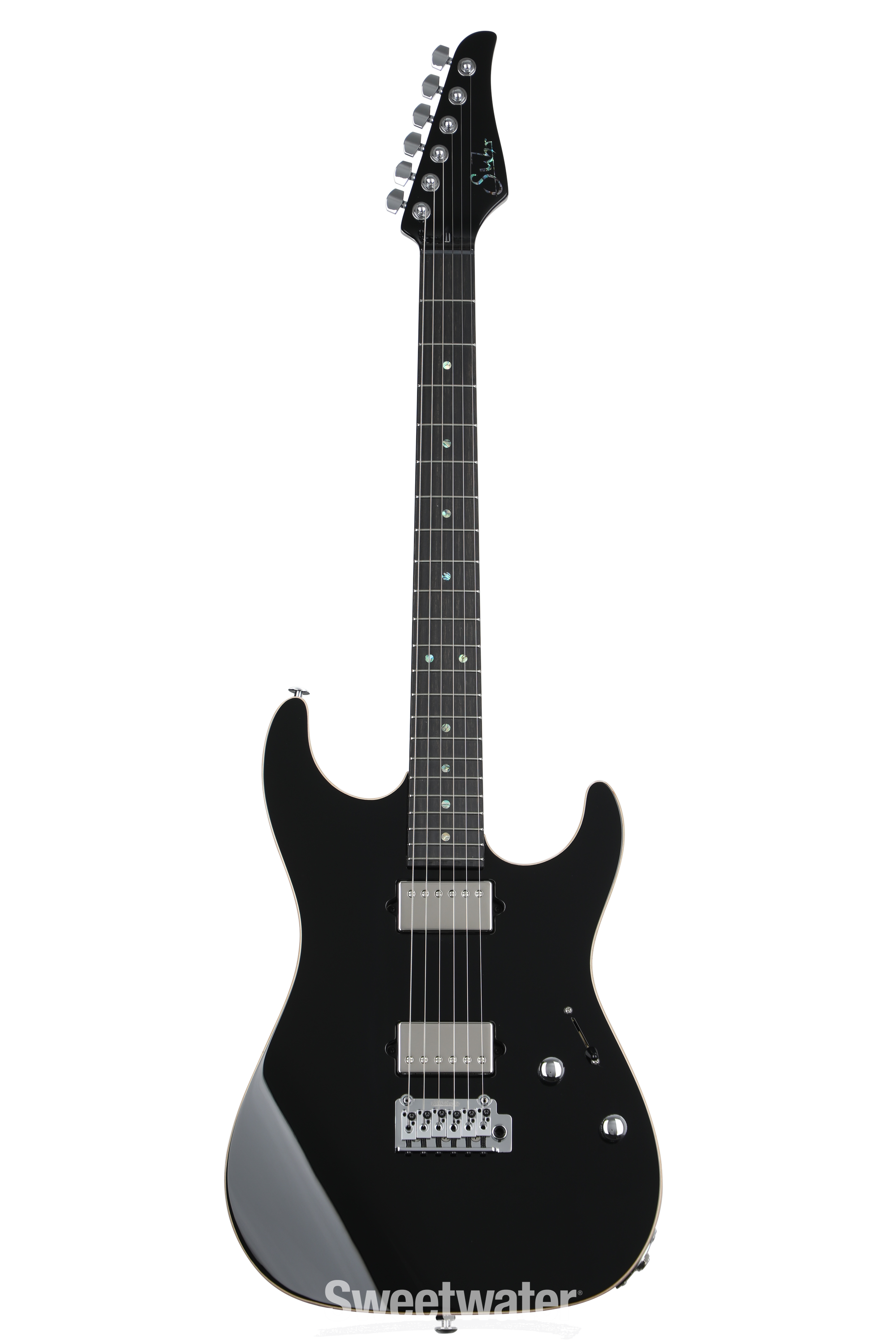 Suhr Custom Standard S HH Electric Guitar - Black | Sweetwater Suhr Custom Standard S HH Electric Guitar - Black | Sweetwater