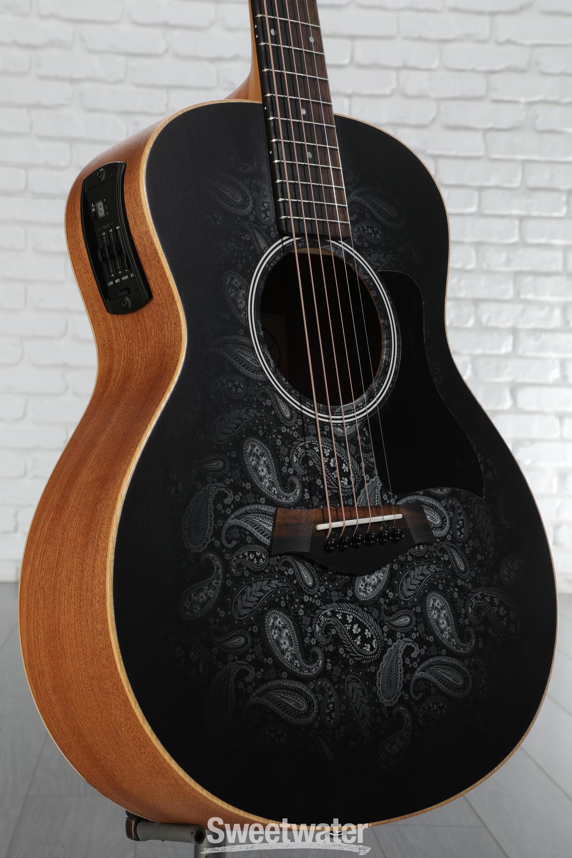 Photo of Taylor GS Mini-e Special Edition Acoustic-electric Guitar - Phantom Black Paisley