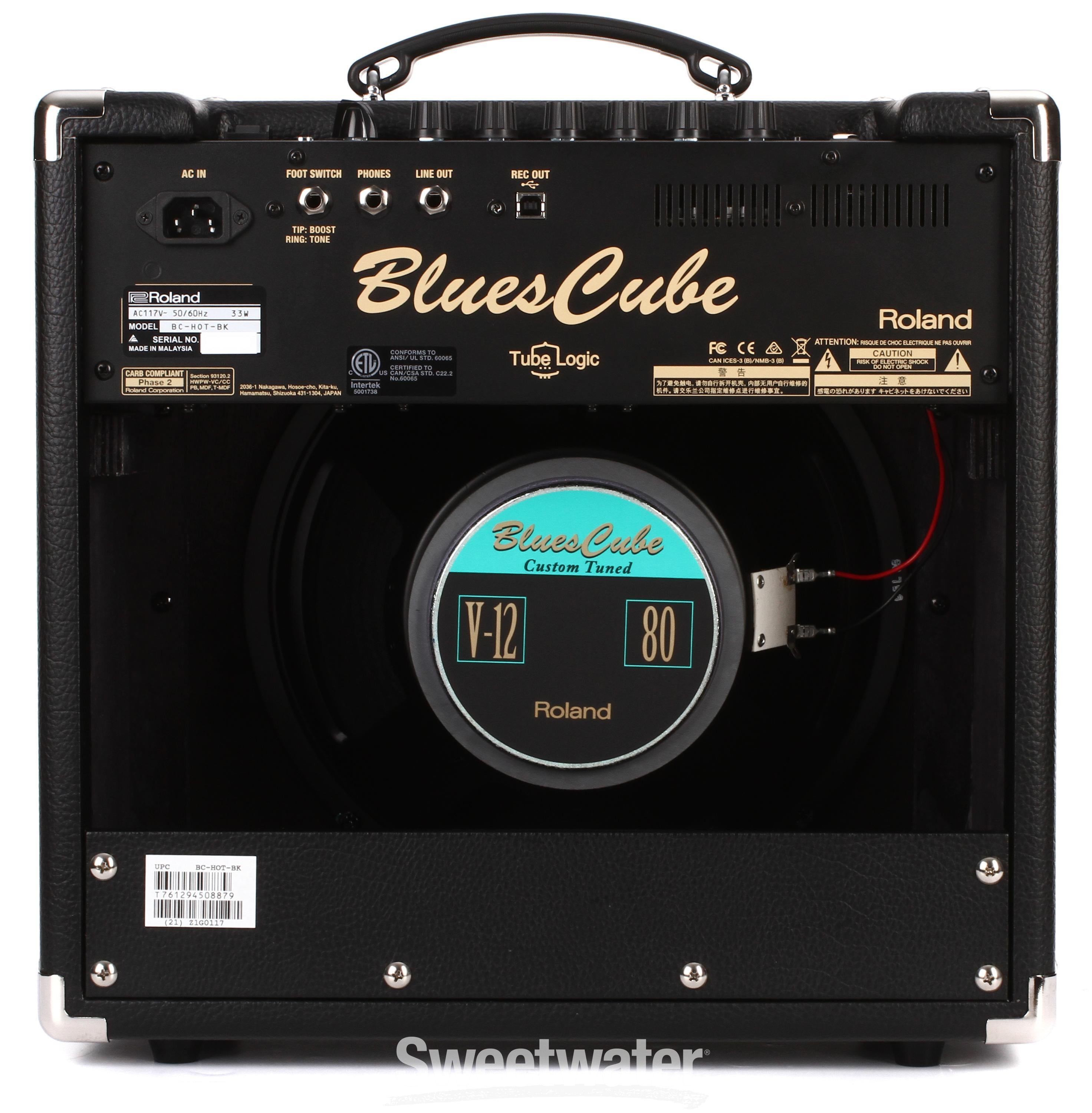 Roland Blues Cube Hot 30-watt 1x12 Combo Amp - Black | Sweetwater