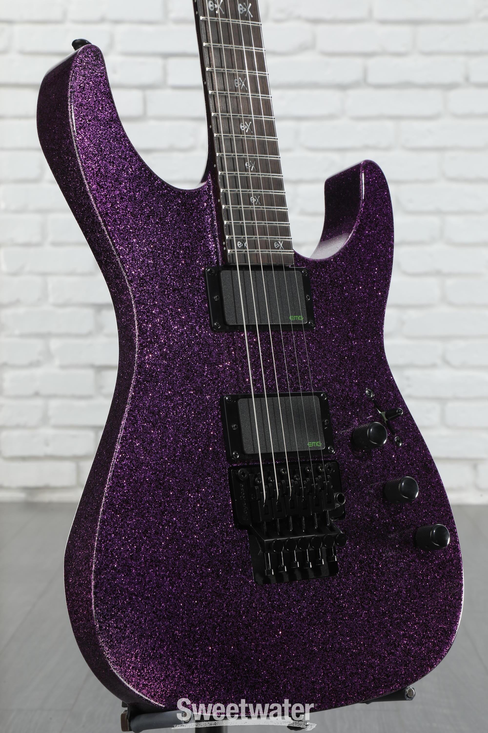 今季一番 ESP LTD Kirk Hammett Signature KH-602 - Purple Sparkle チュニック