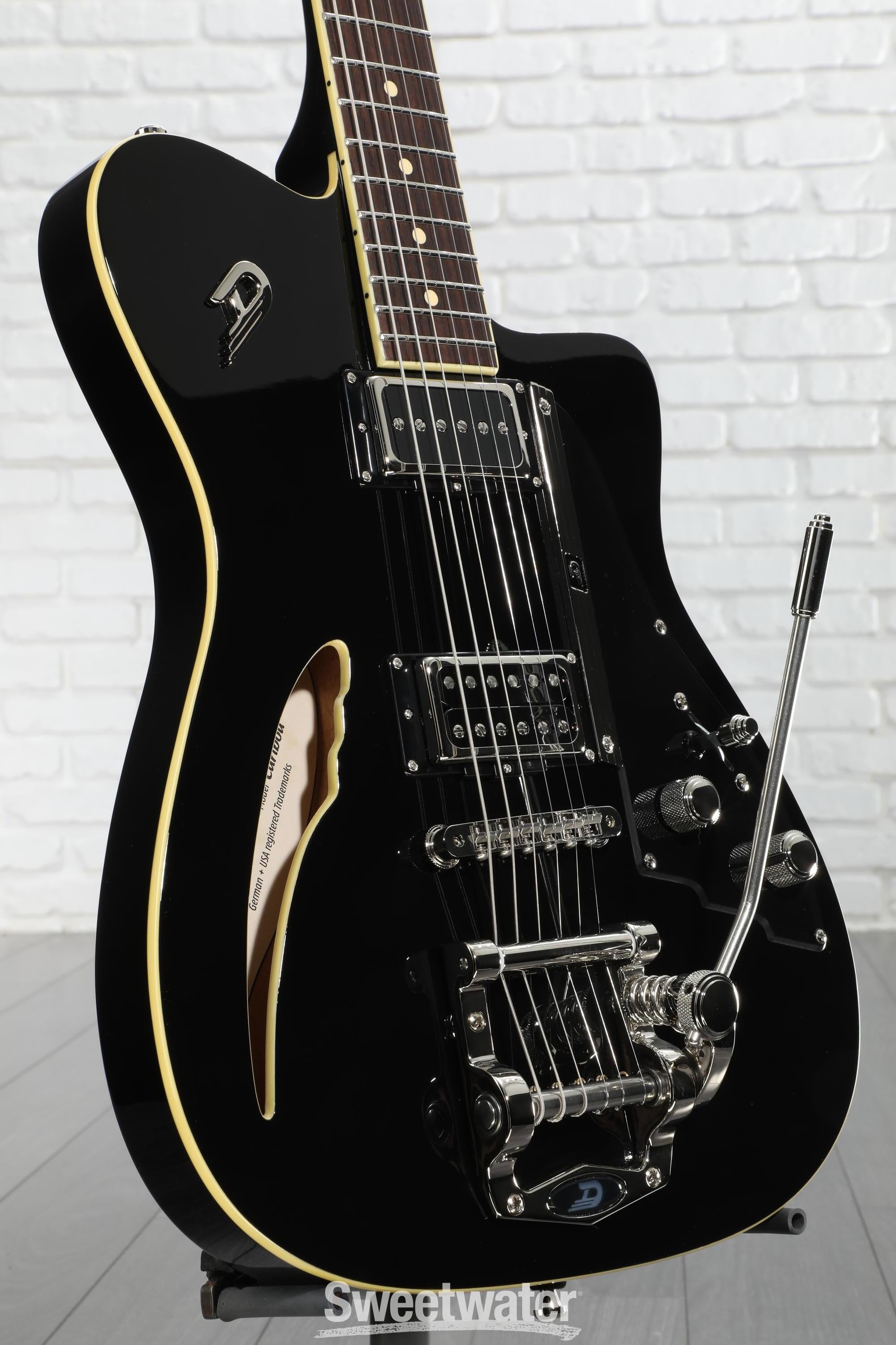 ギター Duesenberg Duesenberg Double Cat Electric Guitar - Black | Sweetwater