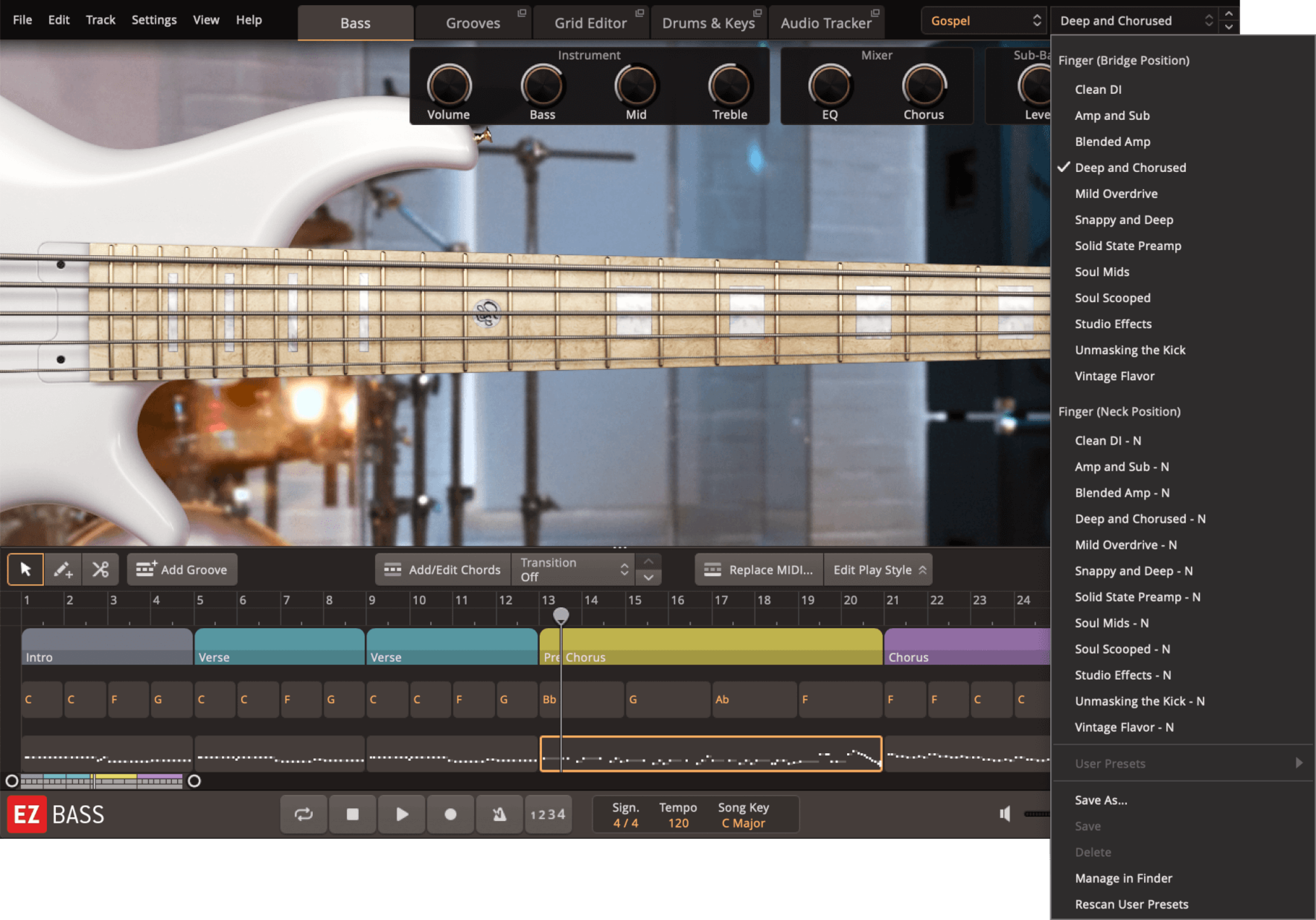 Toontrack Gospel EBX Sound Expansion for EZbass