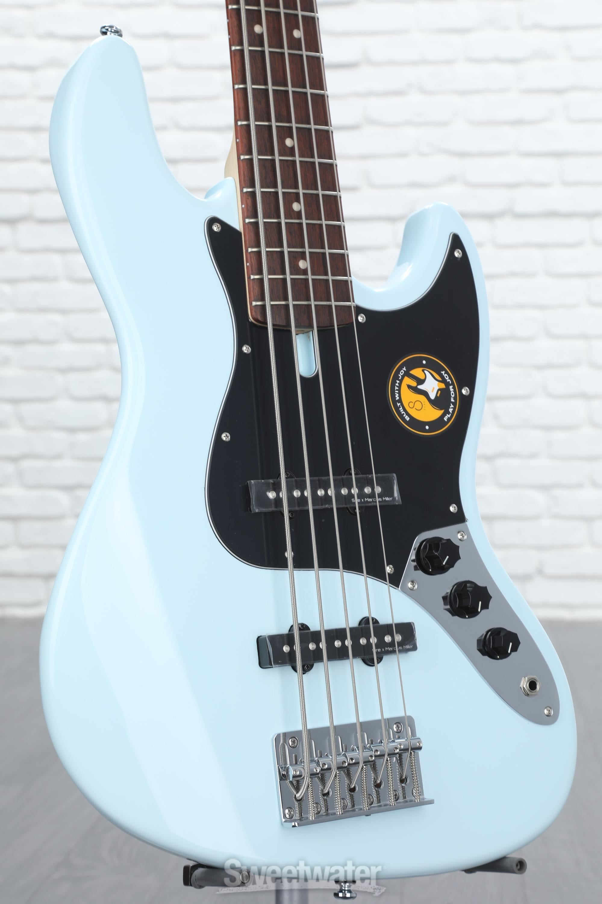 Sire Marcus Miller V3P 5-string Bass Guitar - Sonic Blue | Sweetwater