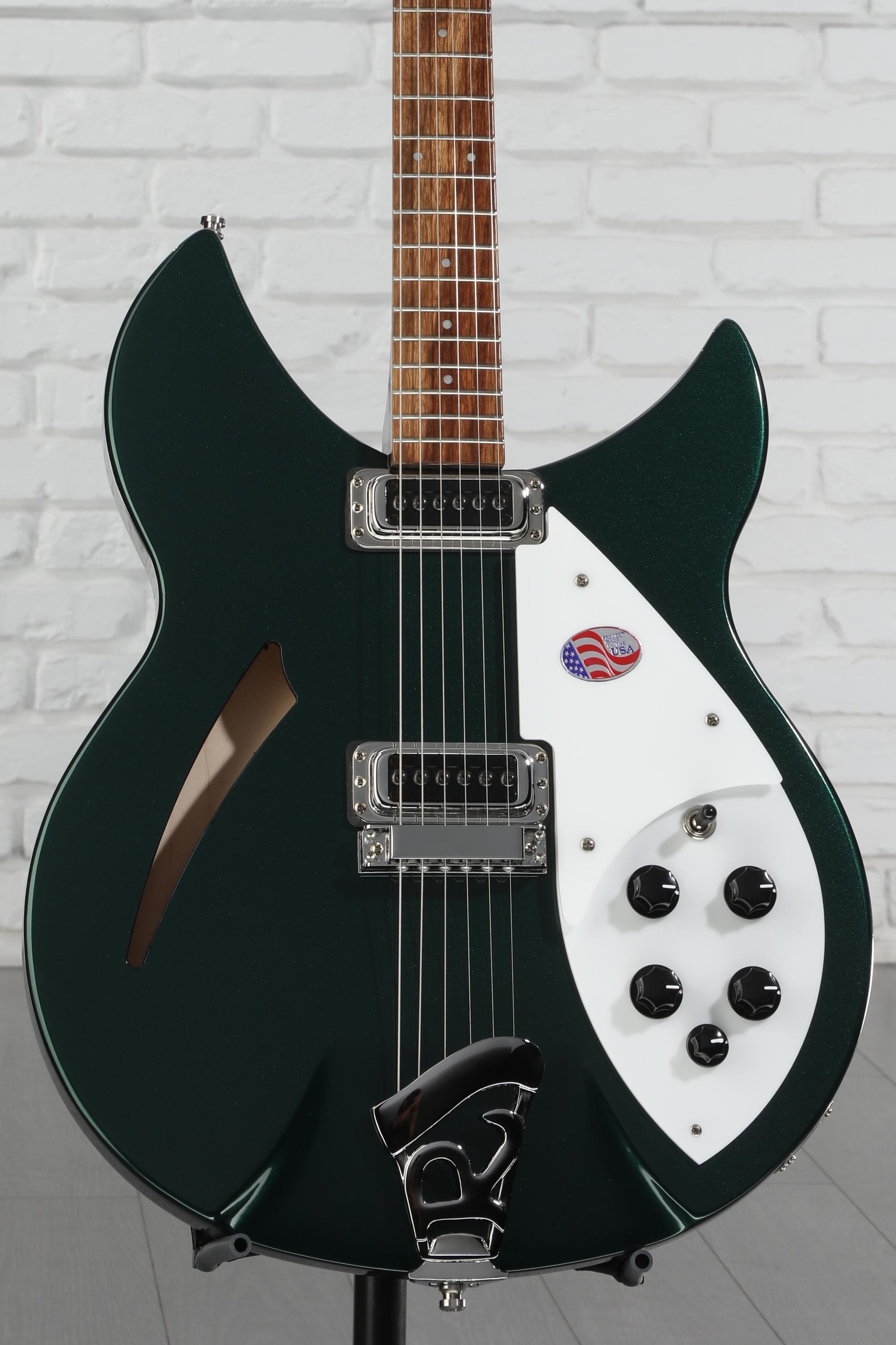 Rickenbacker 330 Thinline Electric Guitar - Midnight Green