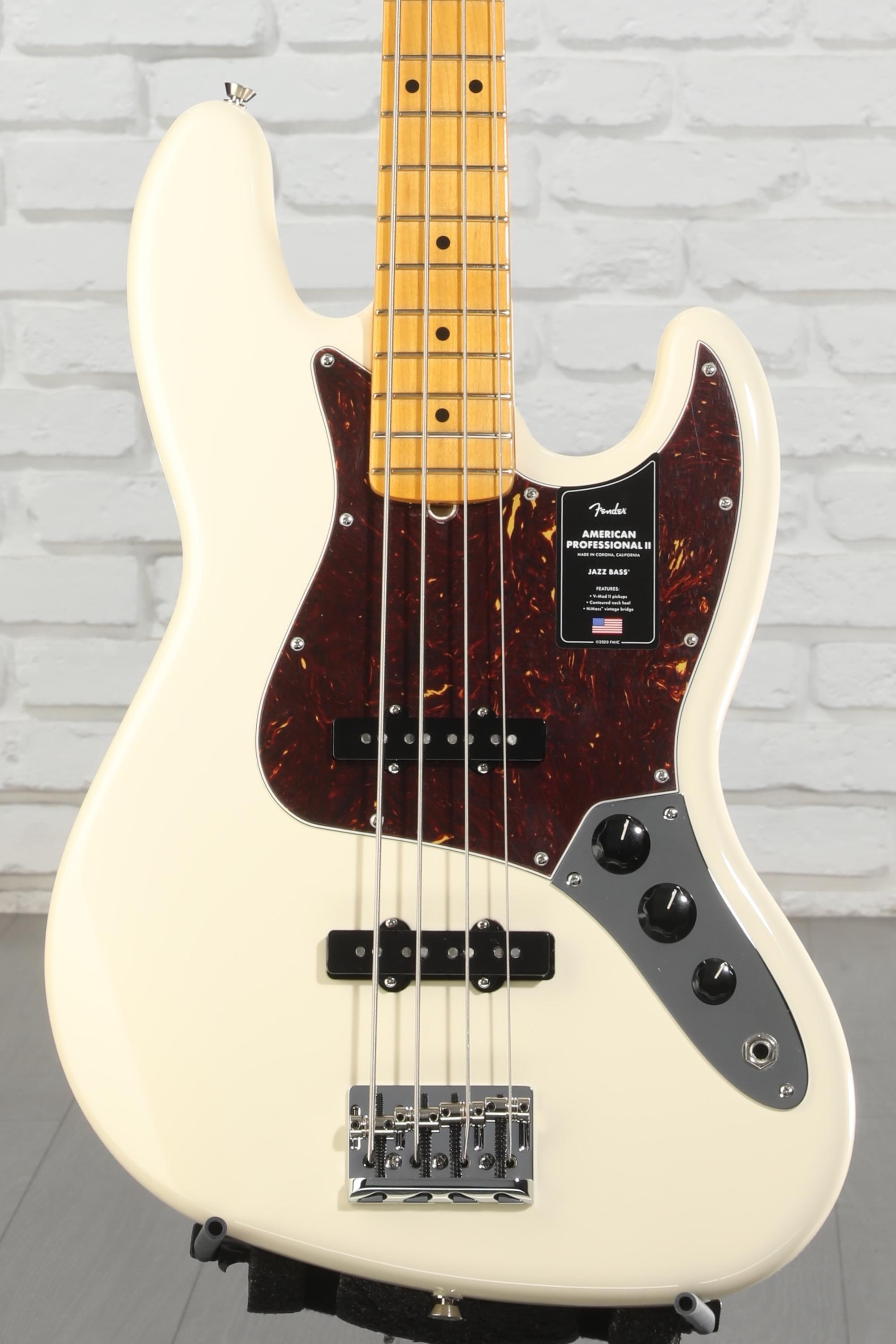 Fender American Professional II Jazz Bass - Olympic White with