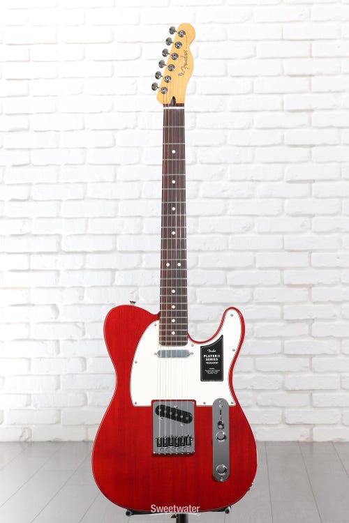 Fender Player II Telecaster Electric Guitar - Transparent Cherry with Rosewood Fingerboard