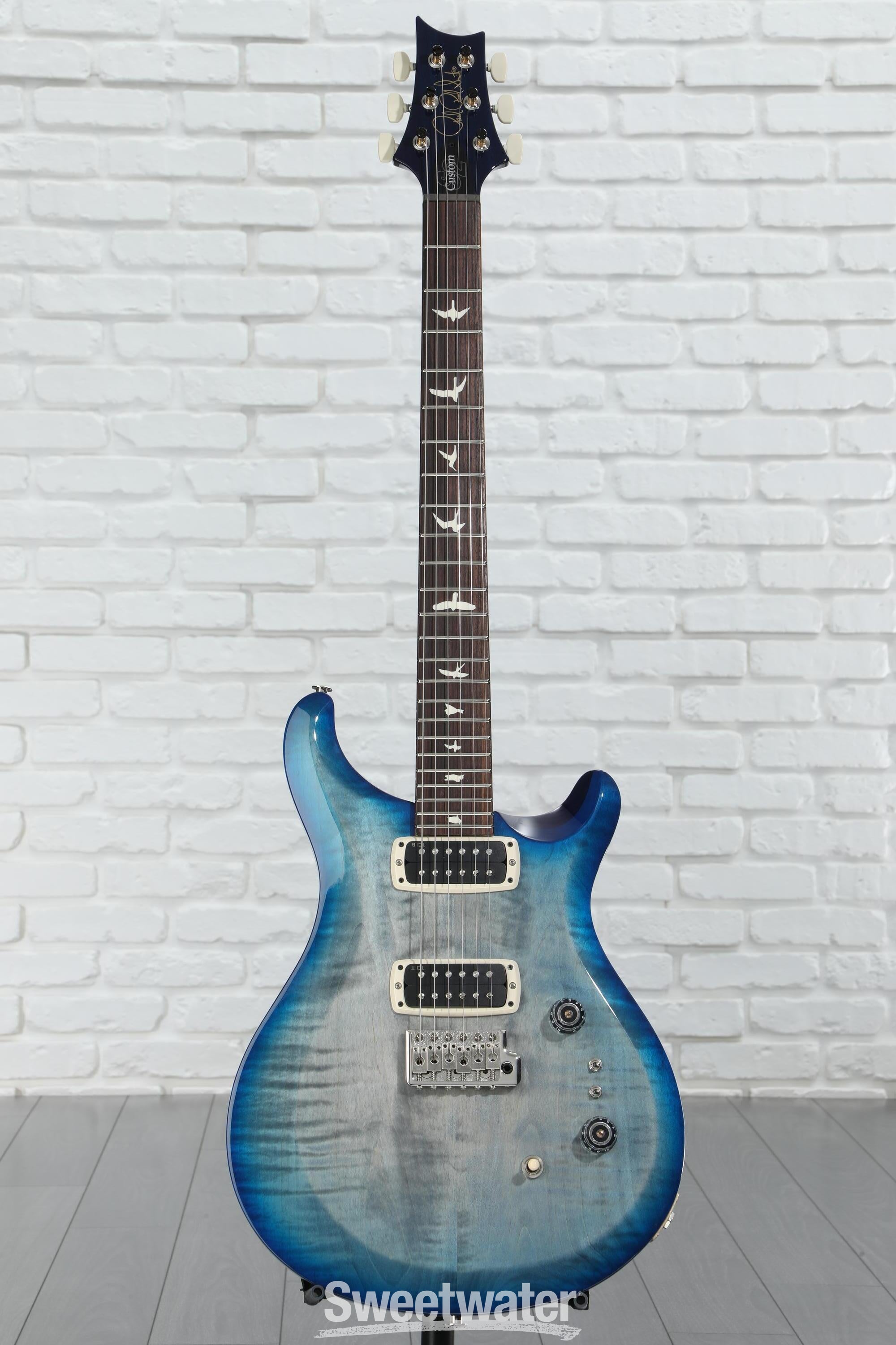 PRS S2 Custom 24-08 Electric Guitar - Faded Gray Black Blue