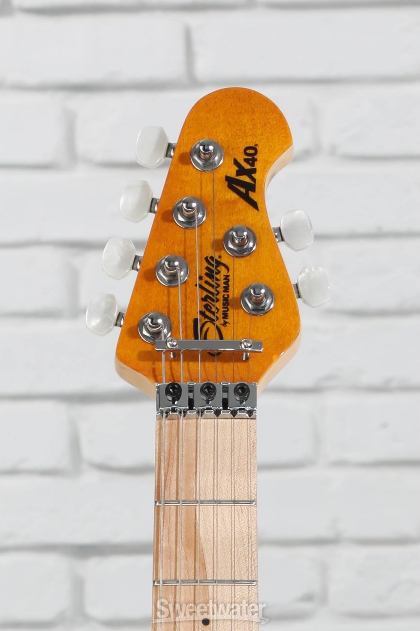 sterling by Music Man Axis トランスゴールド SBMM SUB Axis Flame Trans Gold – Motor City Guitar