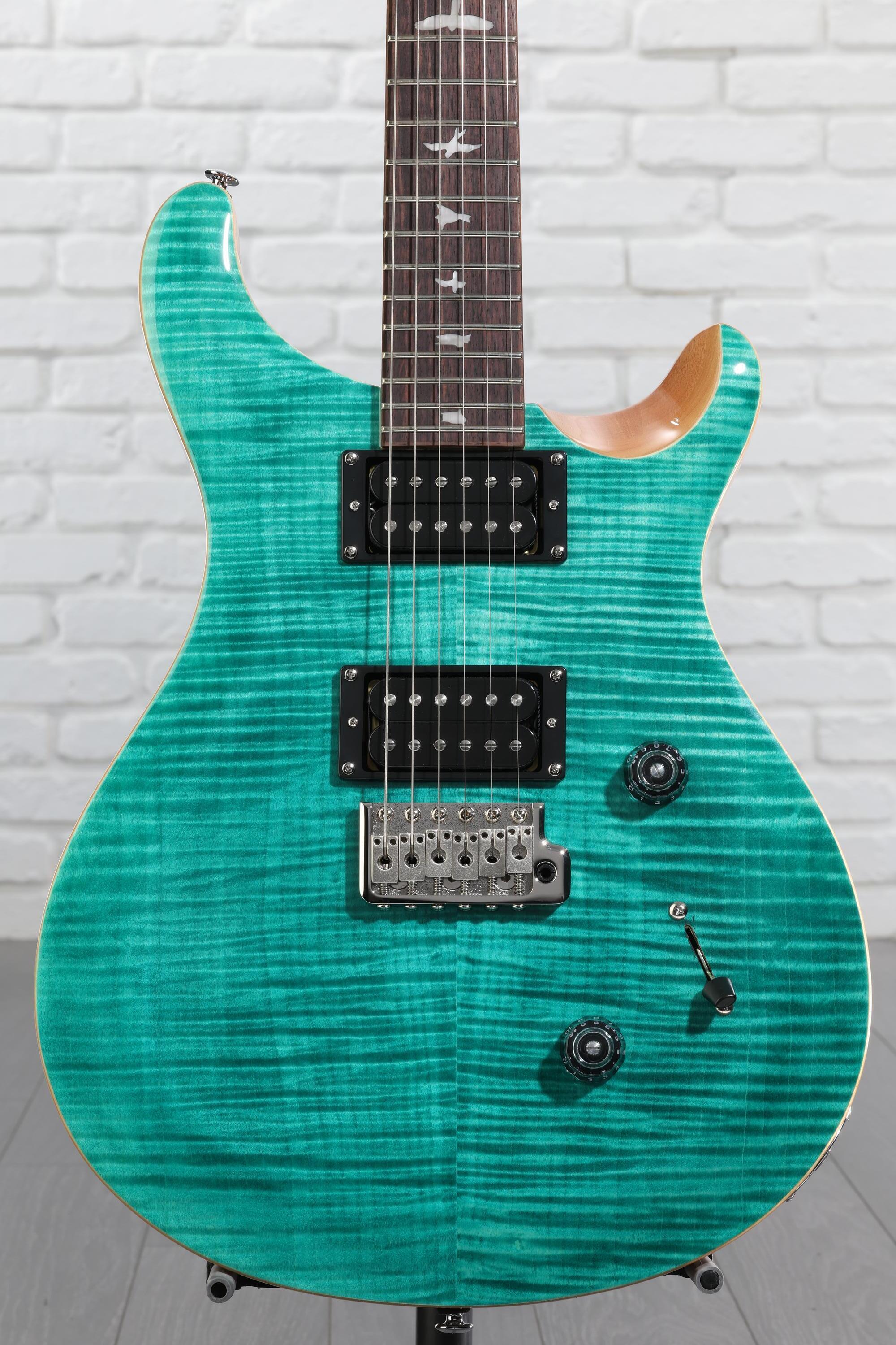 PRS SE Custom 24 Electric Guitar - Turquoise | Sweetwater