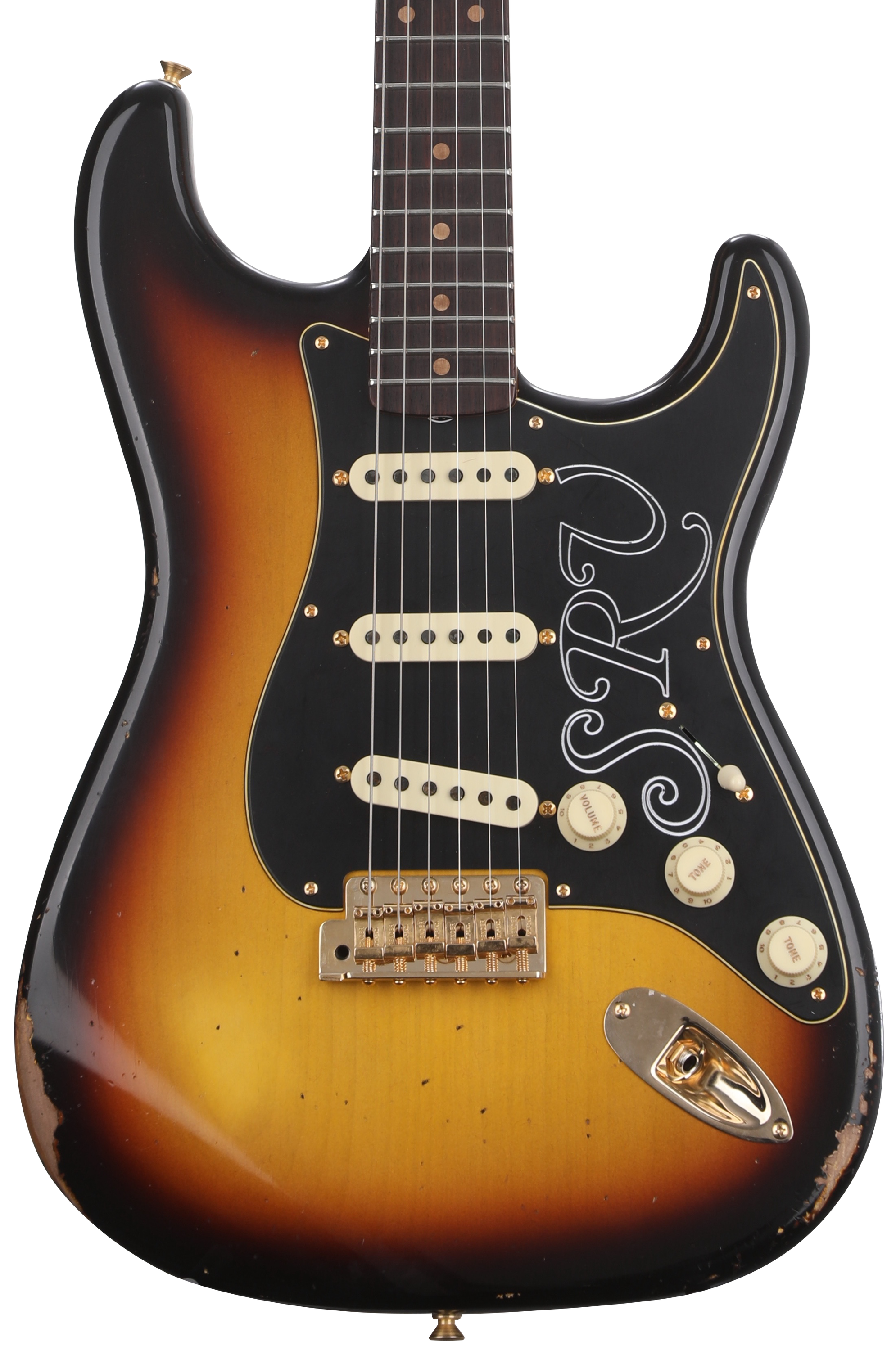 Fender Custom Shop Stevie Ray Vaughan Signature Stratocaster Relic - 3-tone Sunburst