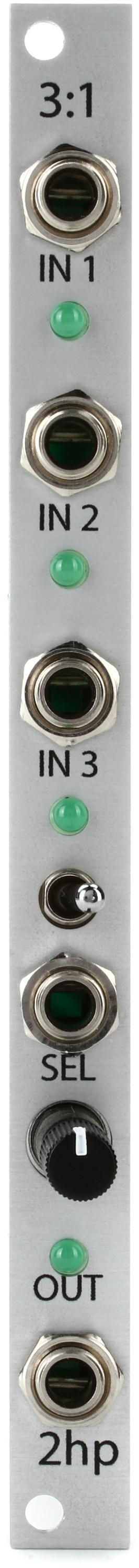 Photo of 2HP 3:1 Eurorack Gate Switch Module - Silver