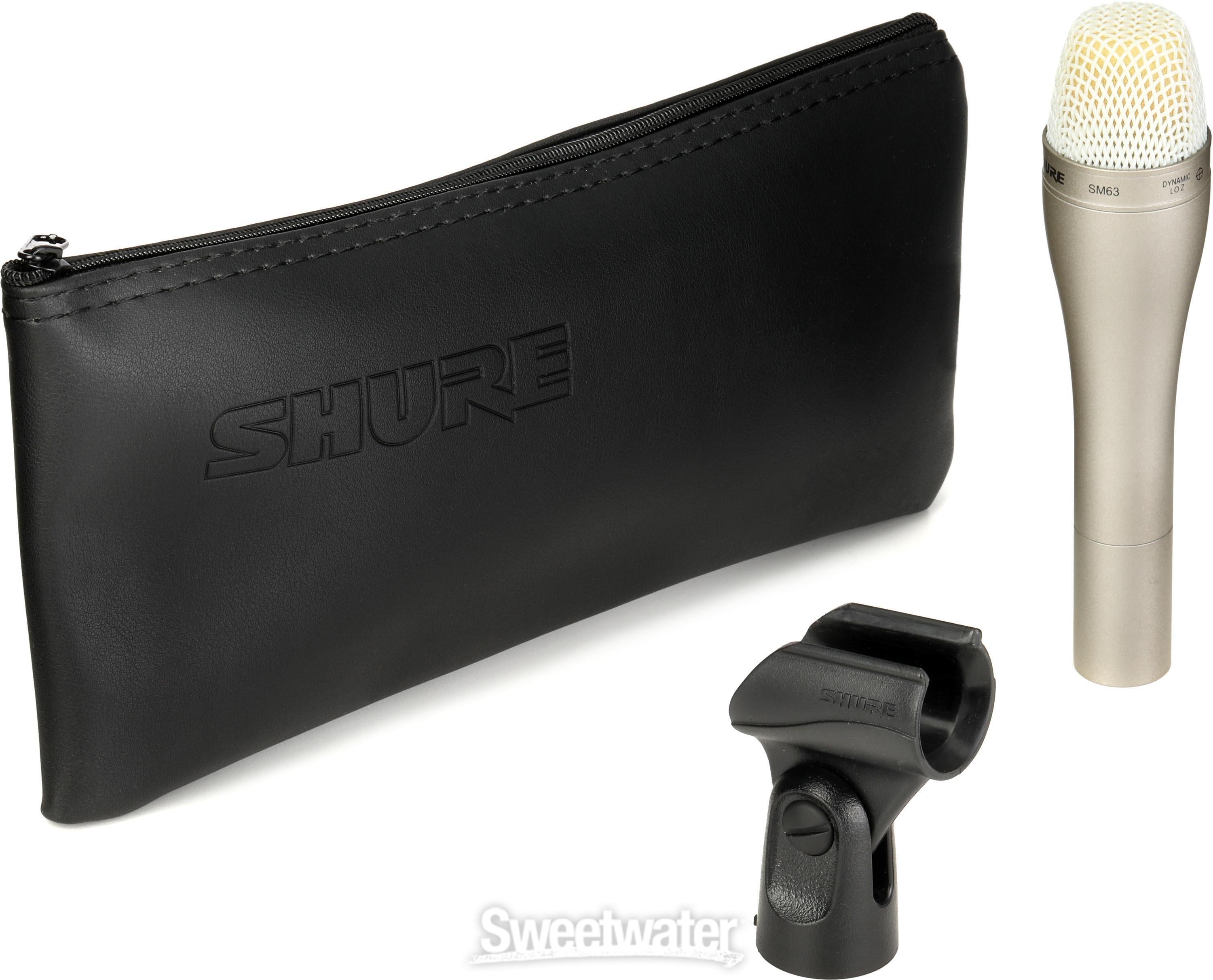 Shure SM63 Omnidirectional Dynamic Vocal Microphone | Sweetwater