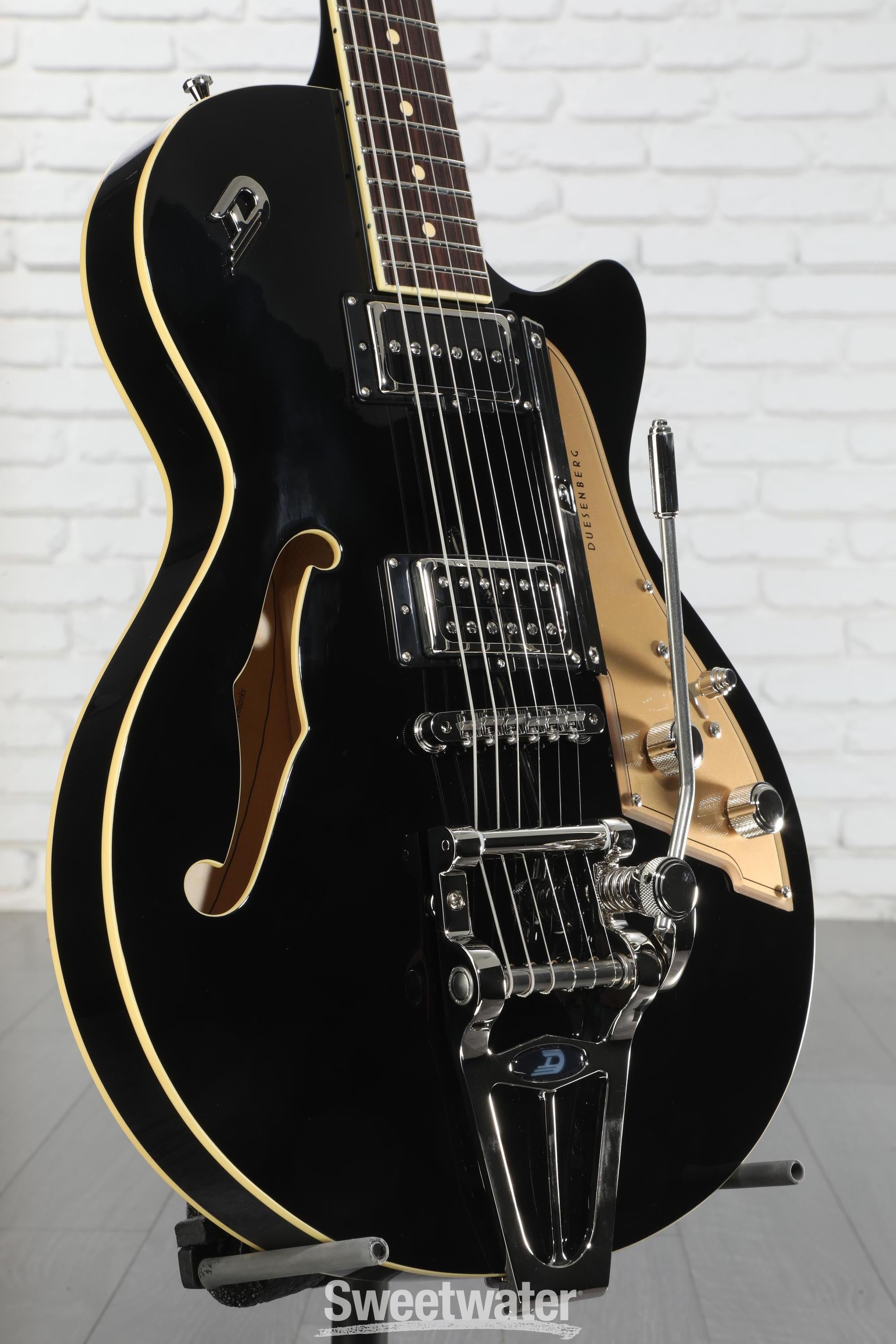 Duesenberg Starplayer TV Semi-hollowbody Electric Guitar - Black
