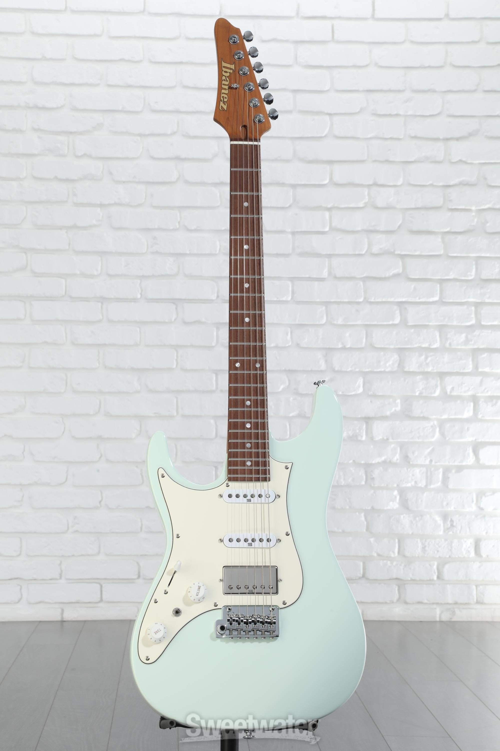 Ibanez Prestige AZ2204NW Left-handed Electric Guitar - Mint Green