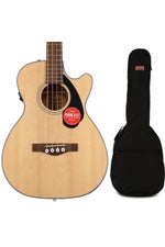 Photo of Fender CB-60SCE Acoustic-electric Concert Bass Guitar with Gig Bag - Natural