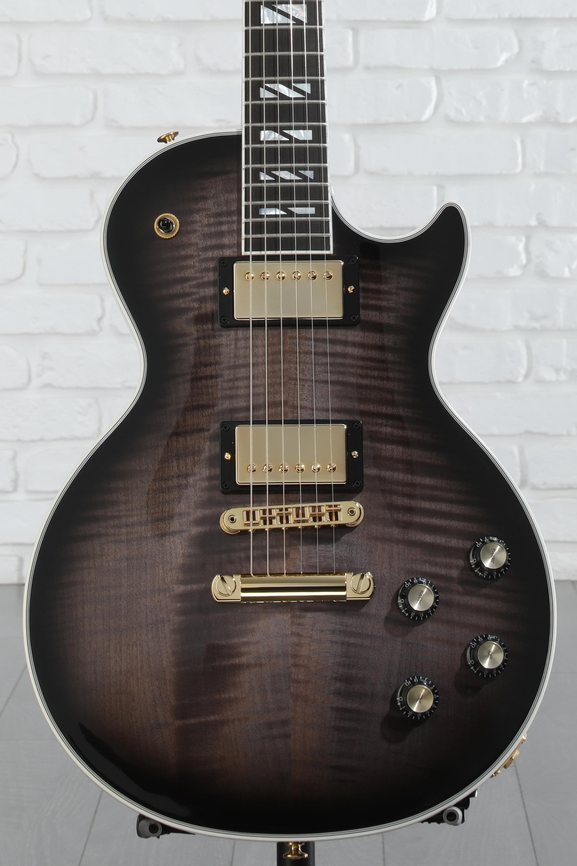 Gibson Les Paul Supreme Electric Guitar - Trans Ebony Burst