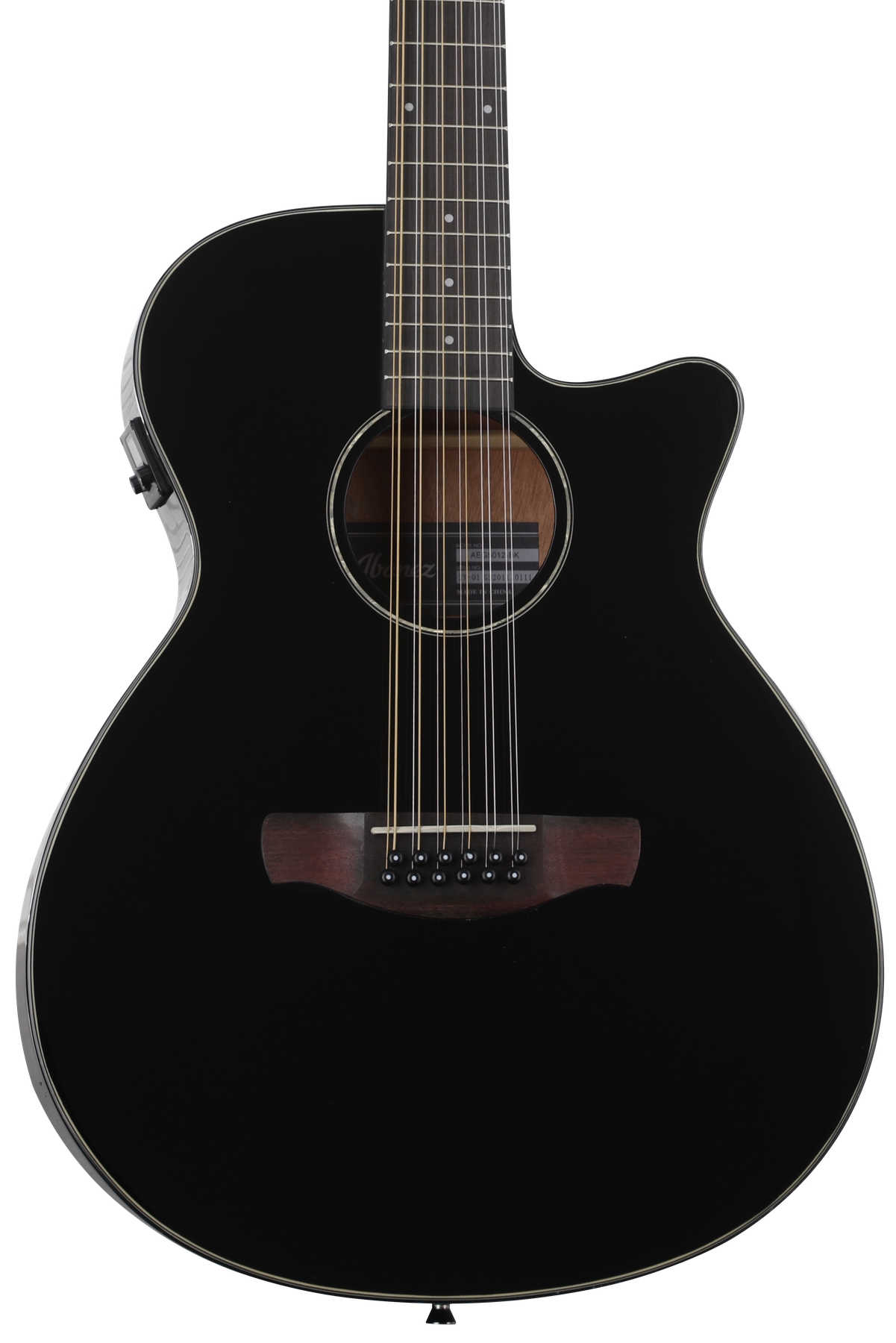 Bundled Item: Ibanez AEG5012 12-string Acoustic-electric Guitar - Black