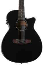 Photo of Ibanez AEG5012 12-string Acoustic-electric Guitar - Black