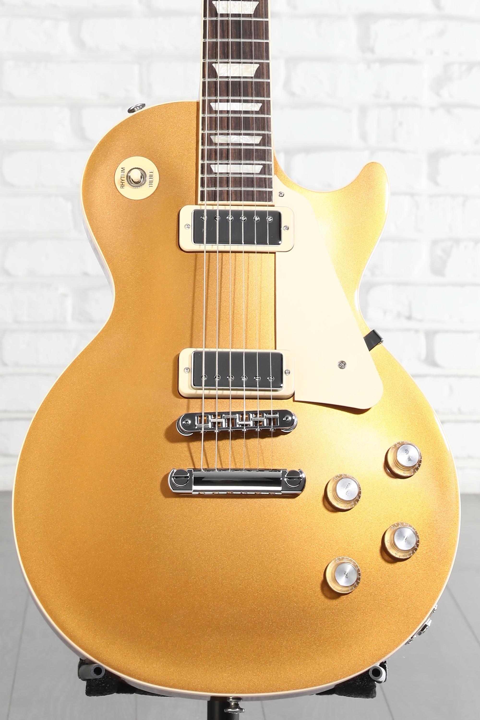 ギター Gibson Les Paul 70s Deluxe Gold Top 2024 Gibson Les Paul Deluxe 70s Electric Guitar - Goldtop | Sweetwater