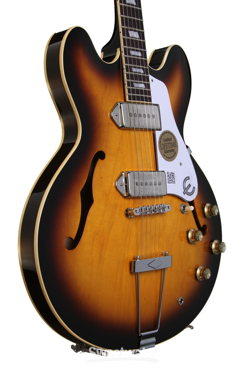 エピフォンカジノ ELITIST サンバースト Epiphone Casino Archtop '65 Elitist - Vintage Sunburst