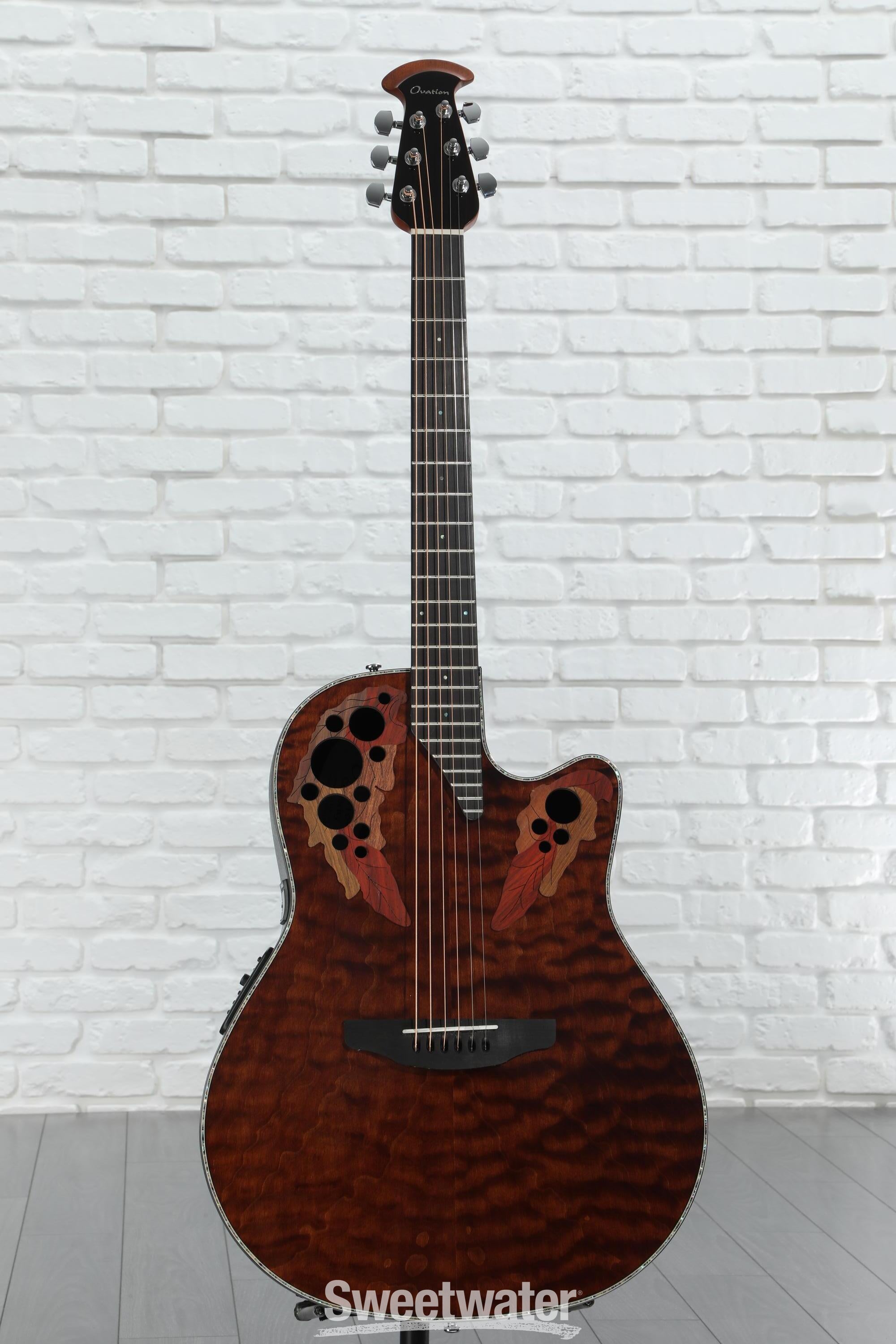 Ovation Celebrity Elite CE44-RBB Mid-Depth Acoustic-Electric