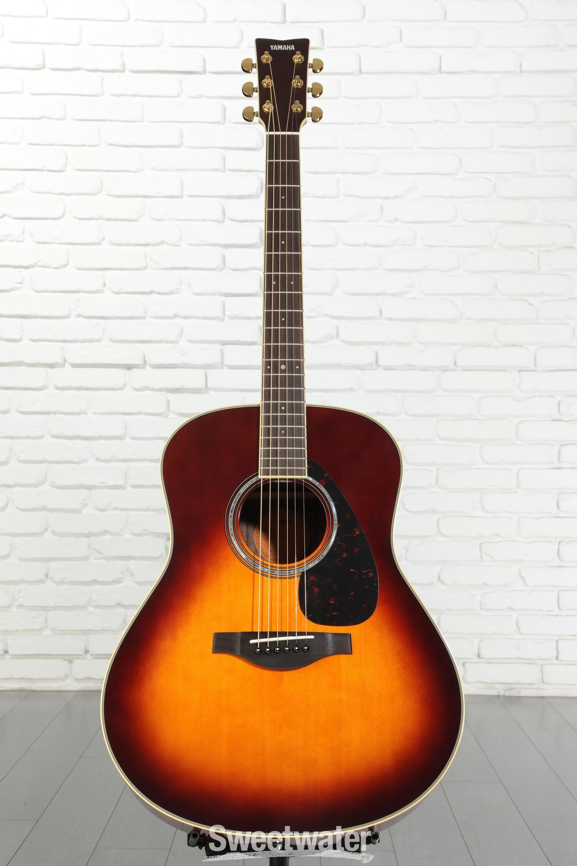 Yamaha LL6 ARE Original Jumbo Acoustic Guitar - Brown Sunburst