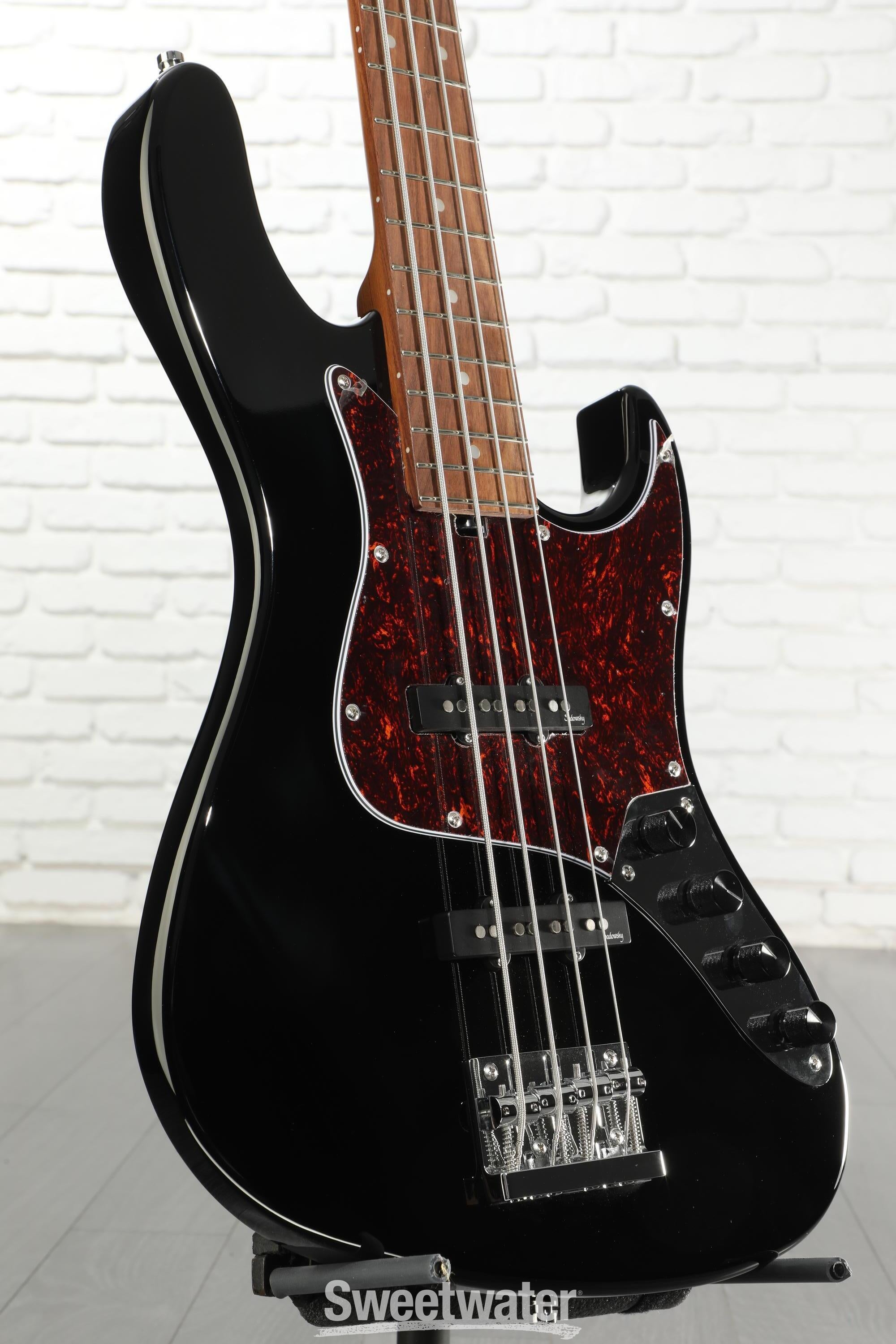 Photo of Sadowsky MetroExpress Will Lee Artist Line Bass Guitar - Black, Morado Fingerboard