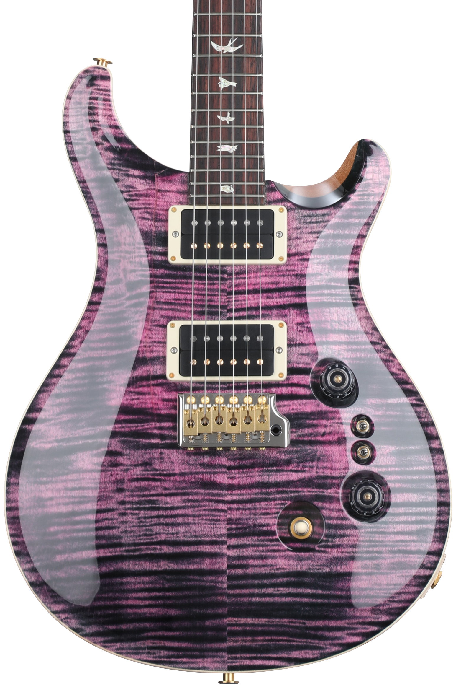 PRS Custom 24-08 Electric Guitar - Purple Iris 10-Top