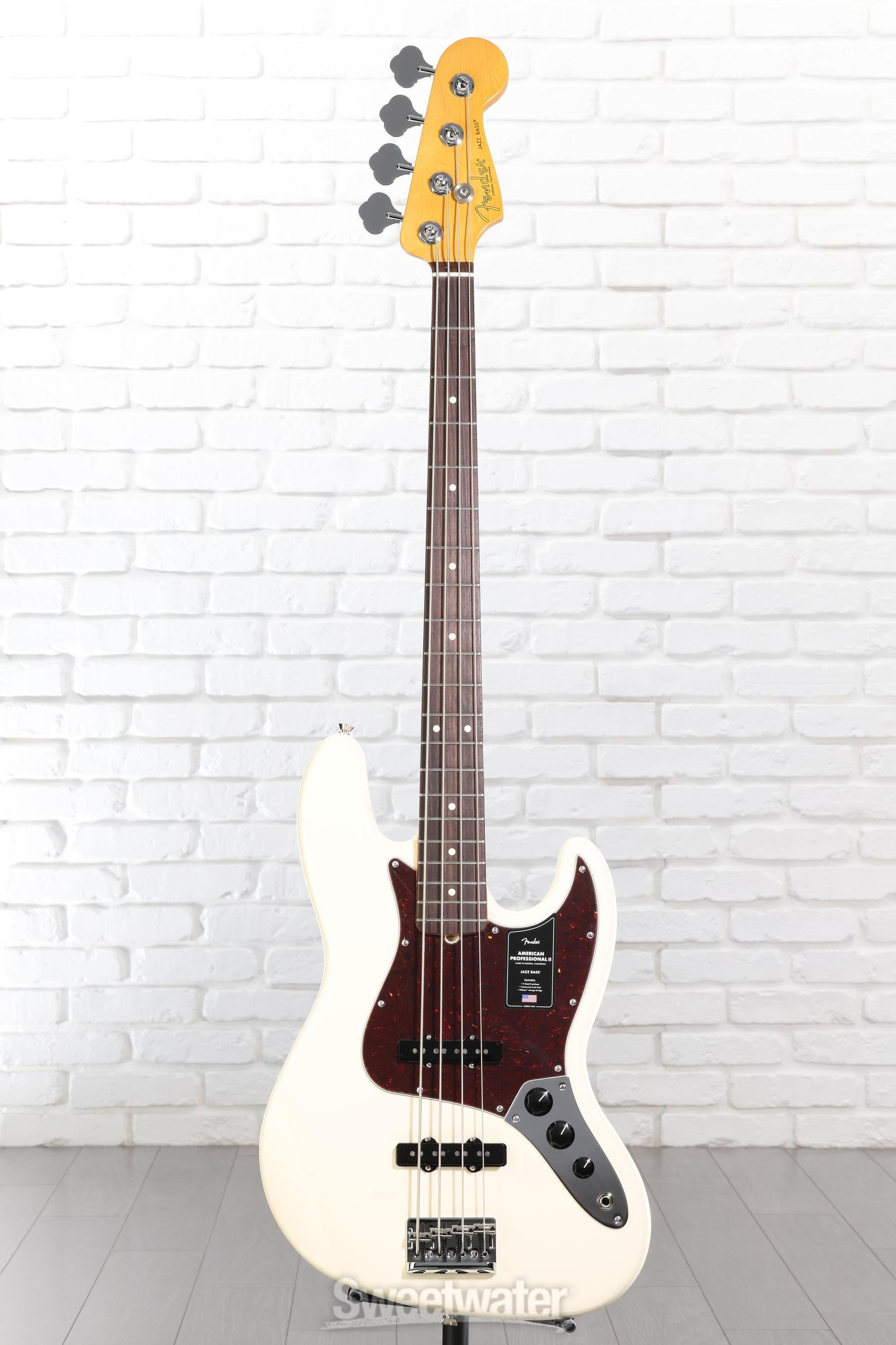 Fender American Professional II Jazz Bass - Olympic White with