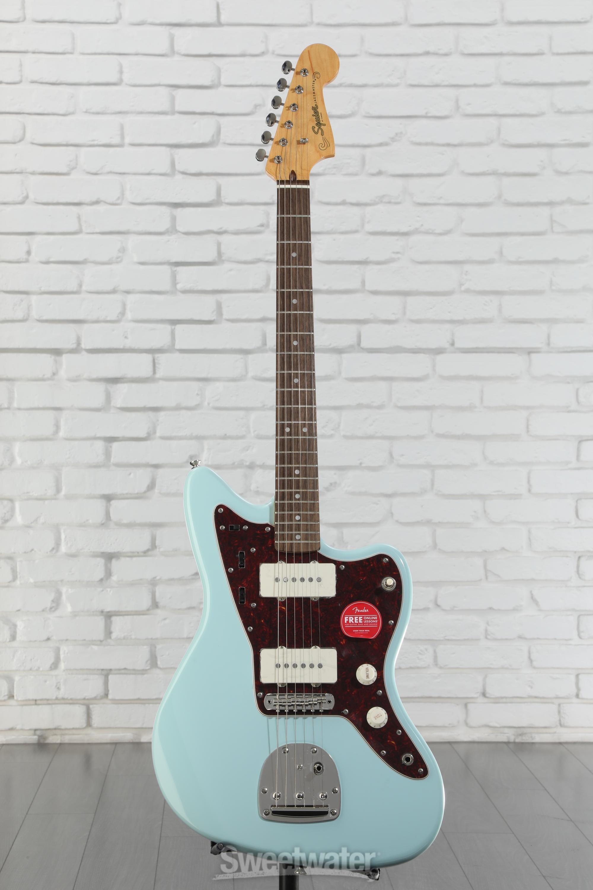 スクワイヤ Classic Vibe '60s ジャズマス Sonic Blue Squier Classic Vibe '60s Jazzmaster - Sonic Blue | Sweetwater