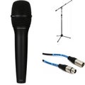 Photo of DPA 2028-B-B01 Supercardioid Condenser Handheld Vocal Microphone with Stand and Cable