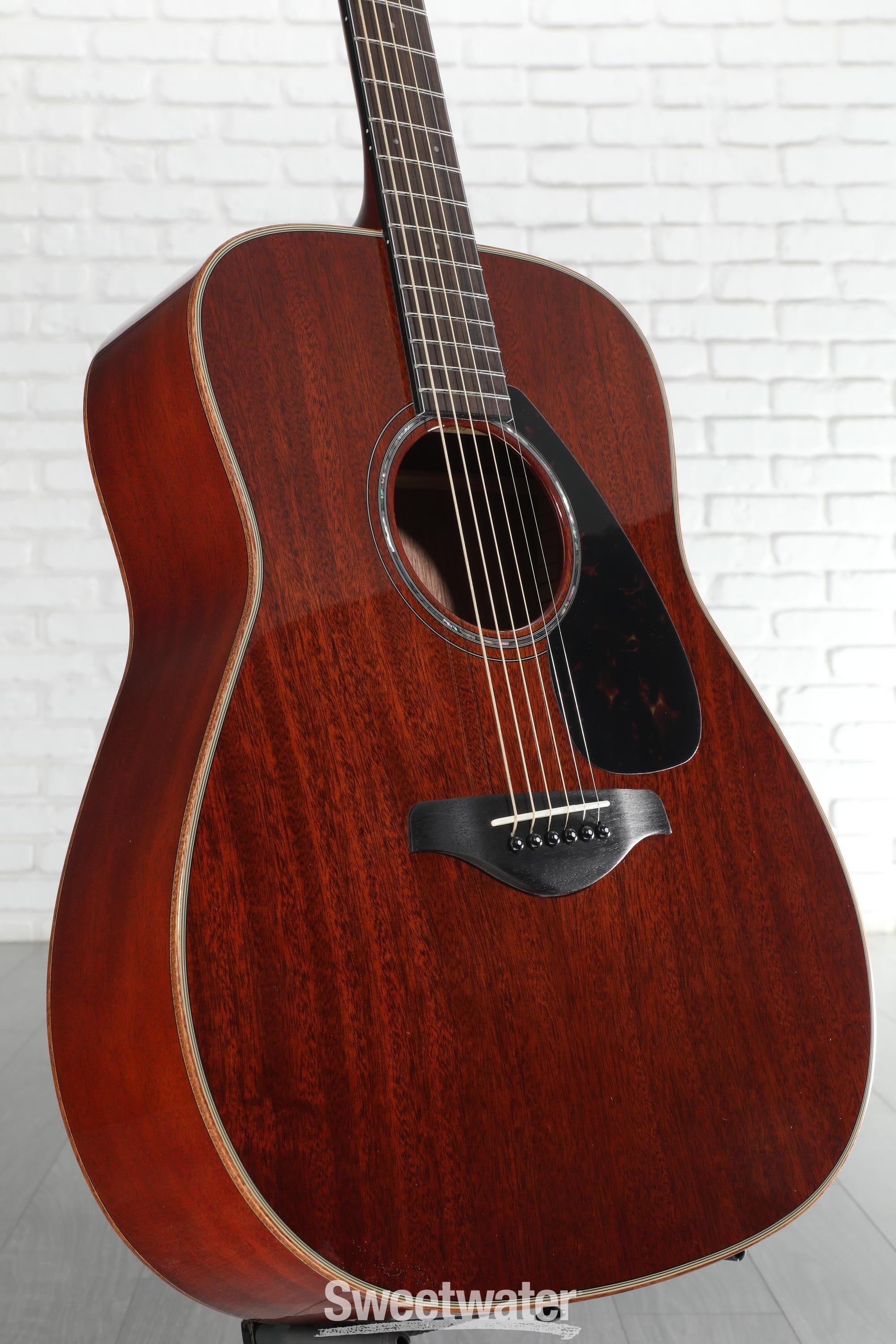Yamaha FG850 Dreadnought Acoustic Guitar - Natural Reviews