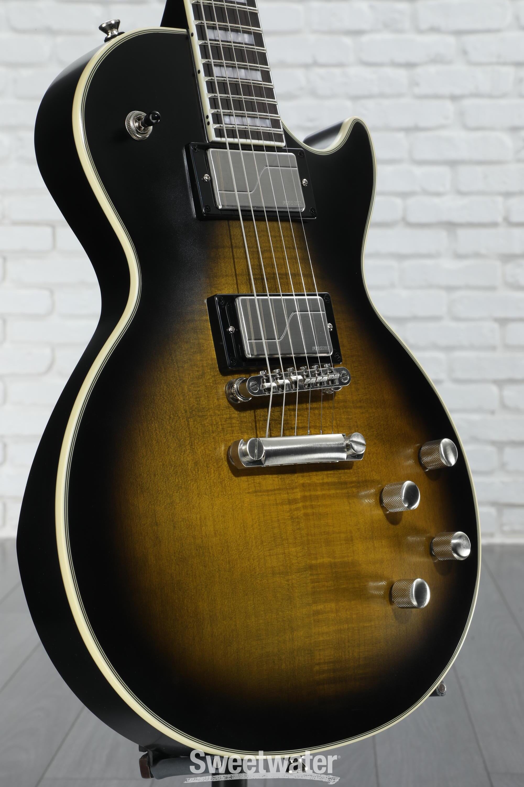 Epiphone Les Paul Prophecy Electric Guitar - Olive Tiger
