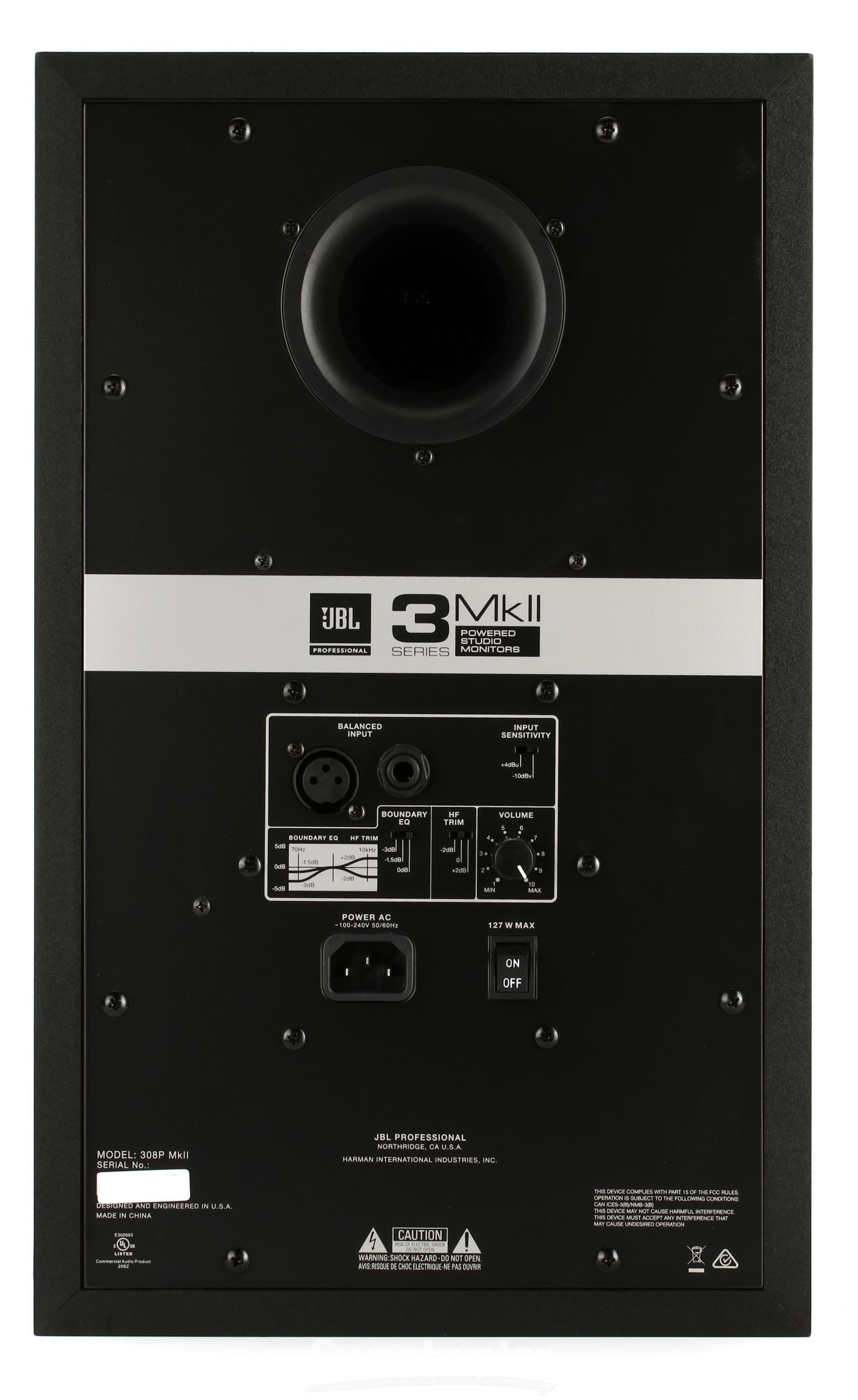 JBL 308P MkII 8-inch Powered Studio Monitor | Sweetwater